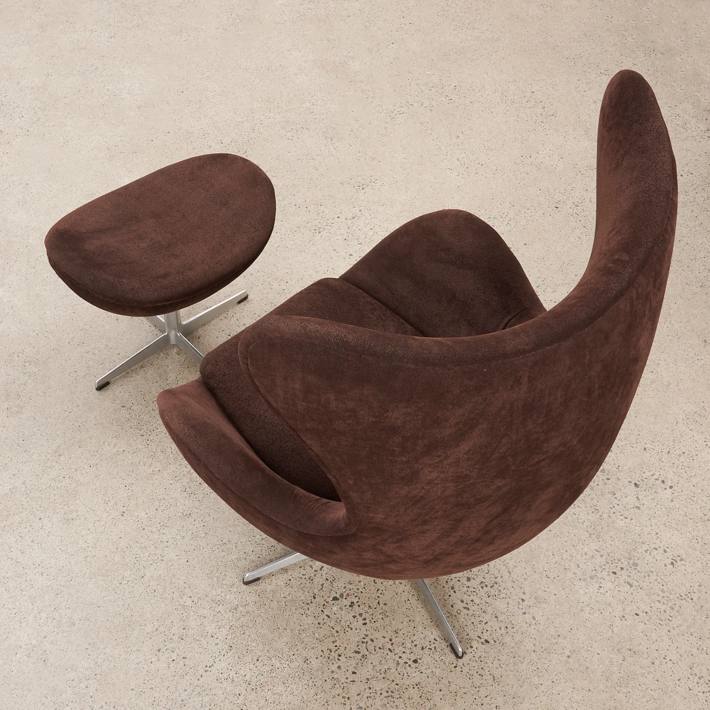 '60s era 'Egg' Chair & Ottoman by Arne Jacobsen for Fritz Hansen, Denmark - Image 10