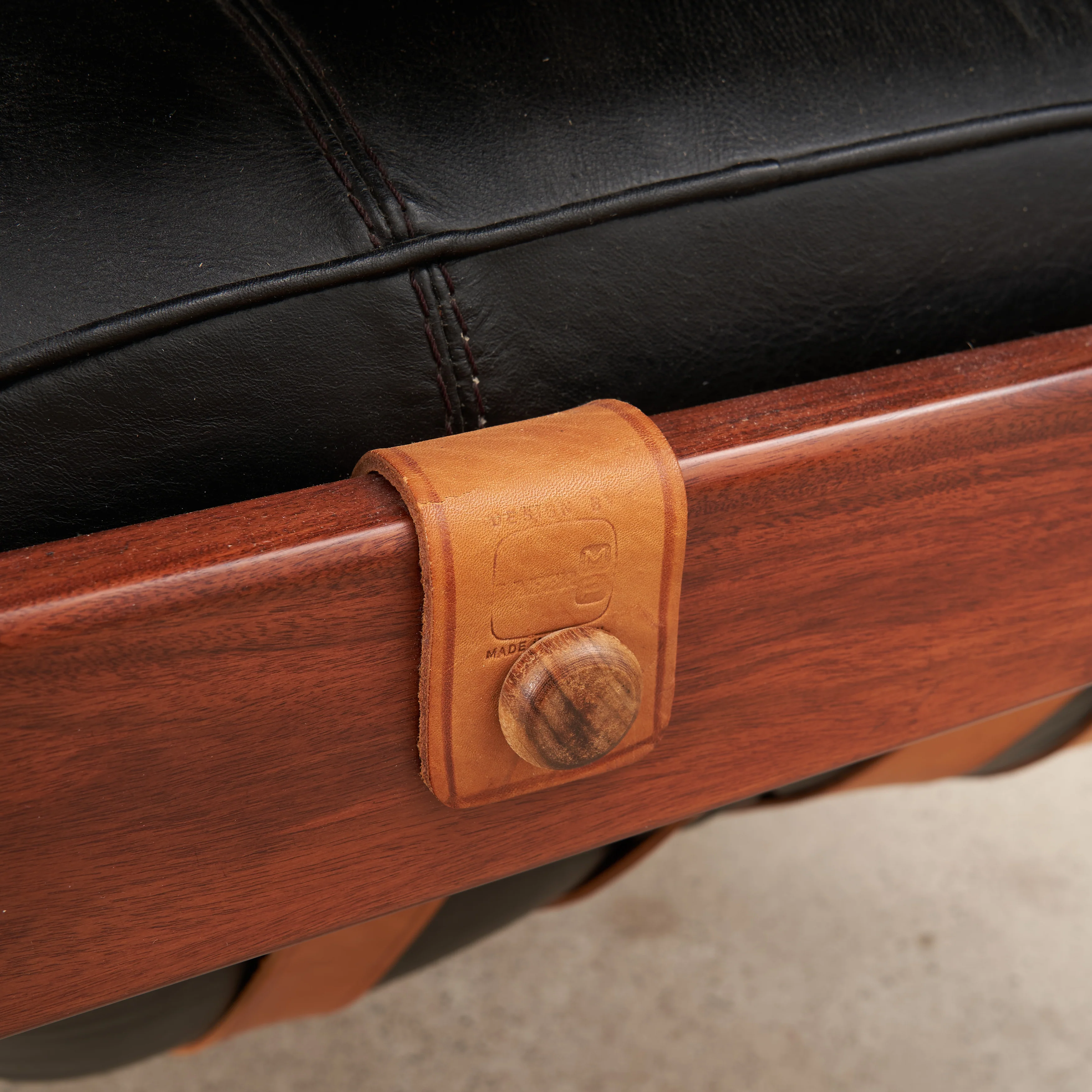 'MP-43' Brazilian Rosewood & Leather Lounge Chair by Percival Lafer - Image 9