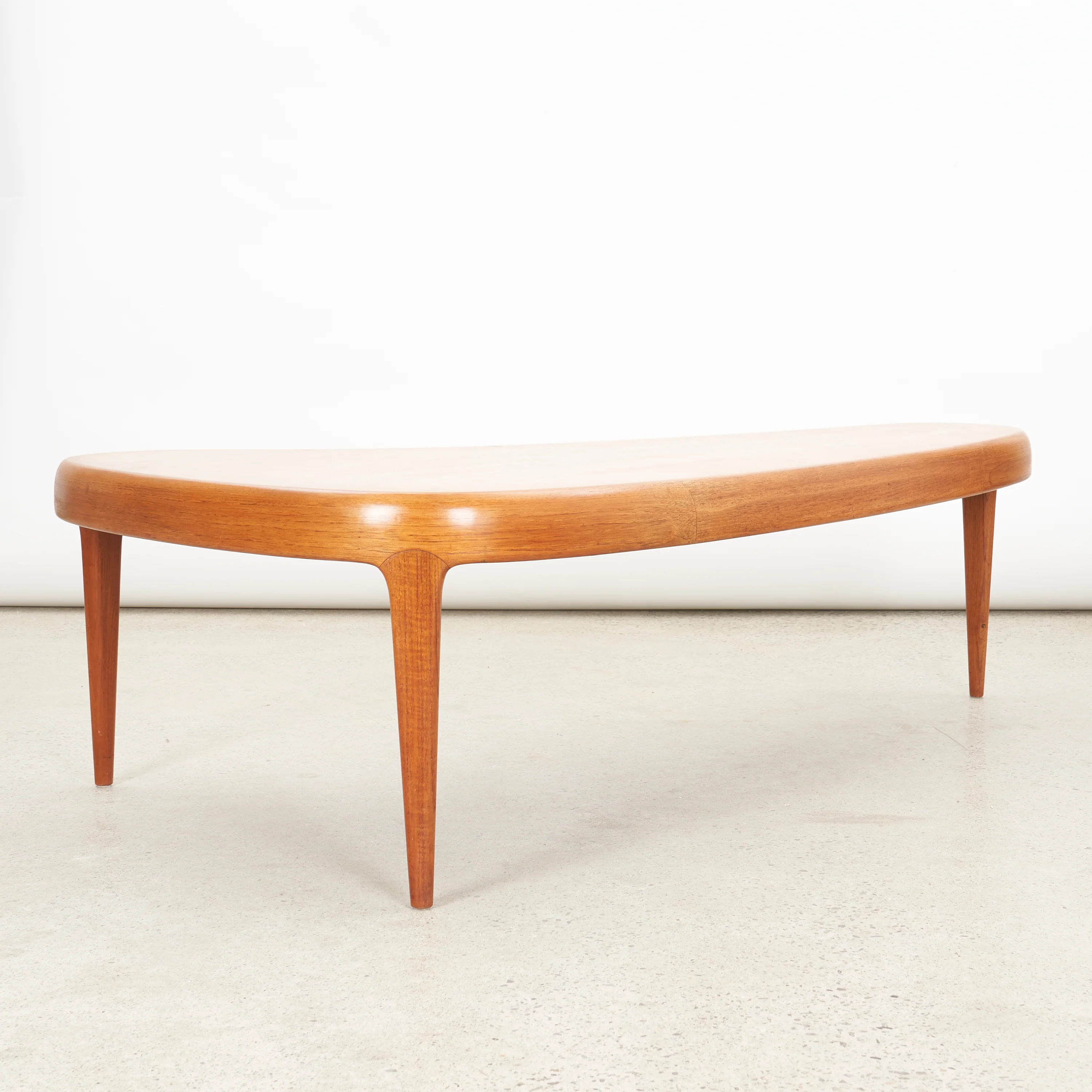'Capri' Kidney Shaped Teak Coffee Table by Johannes Andersen for Trensum Möbelfabrik, Sweden - Image 6