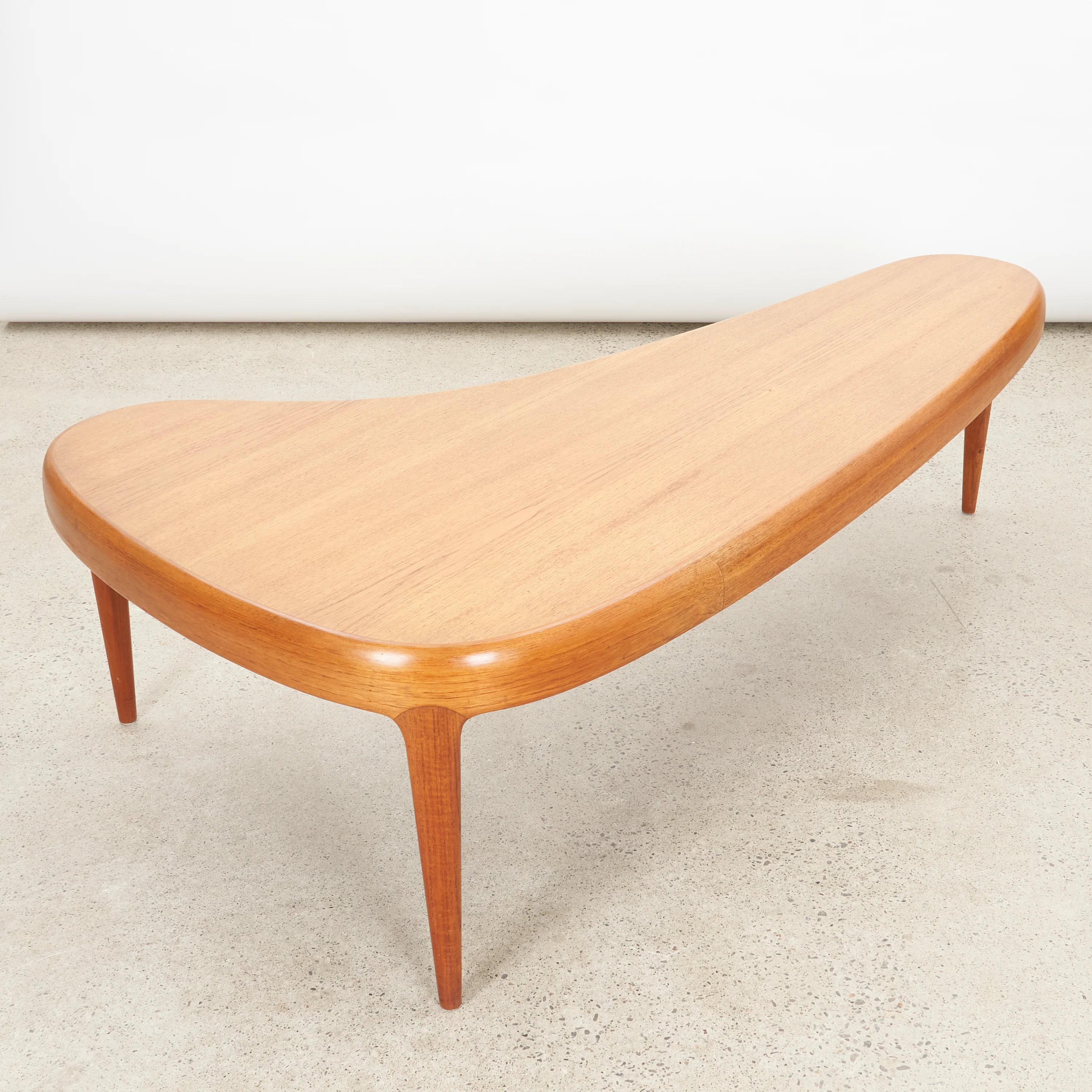 'Capri' Kidney Shaped Teak Coffee Table by Johannes Andersen for Trensum Möbelfabrik, Sweden - Image 7