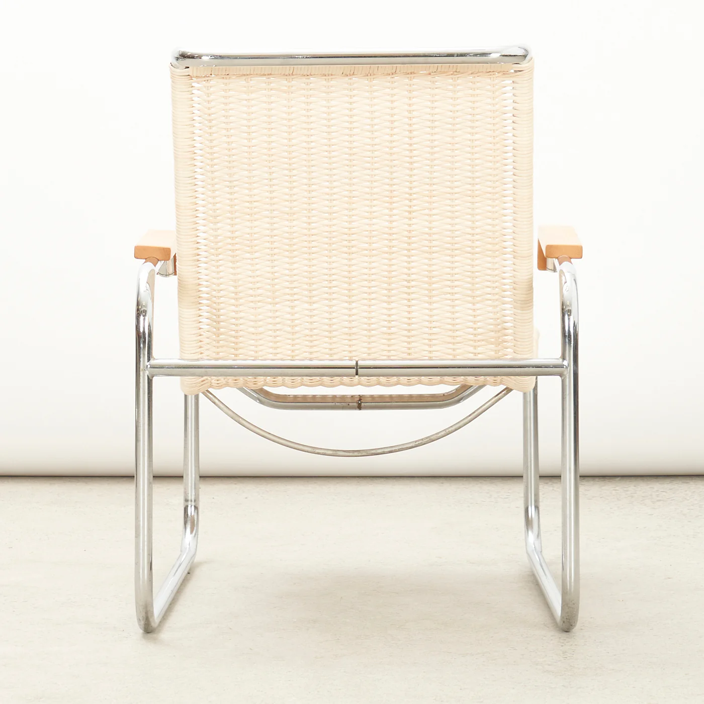 Chrome & Caned 'B35' Arm Chair by Marcel Breuer - Image 10