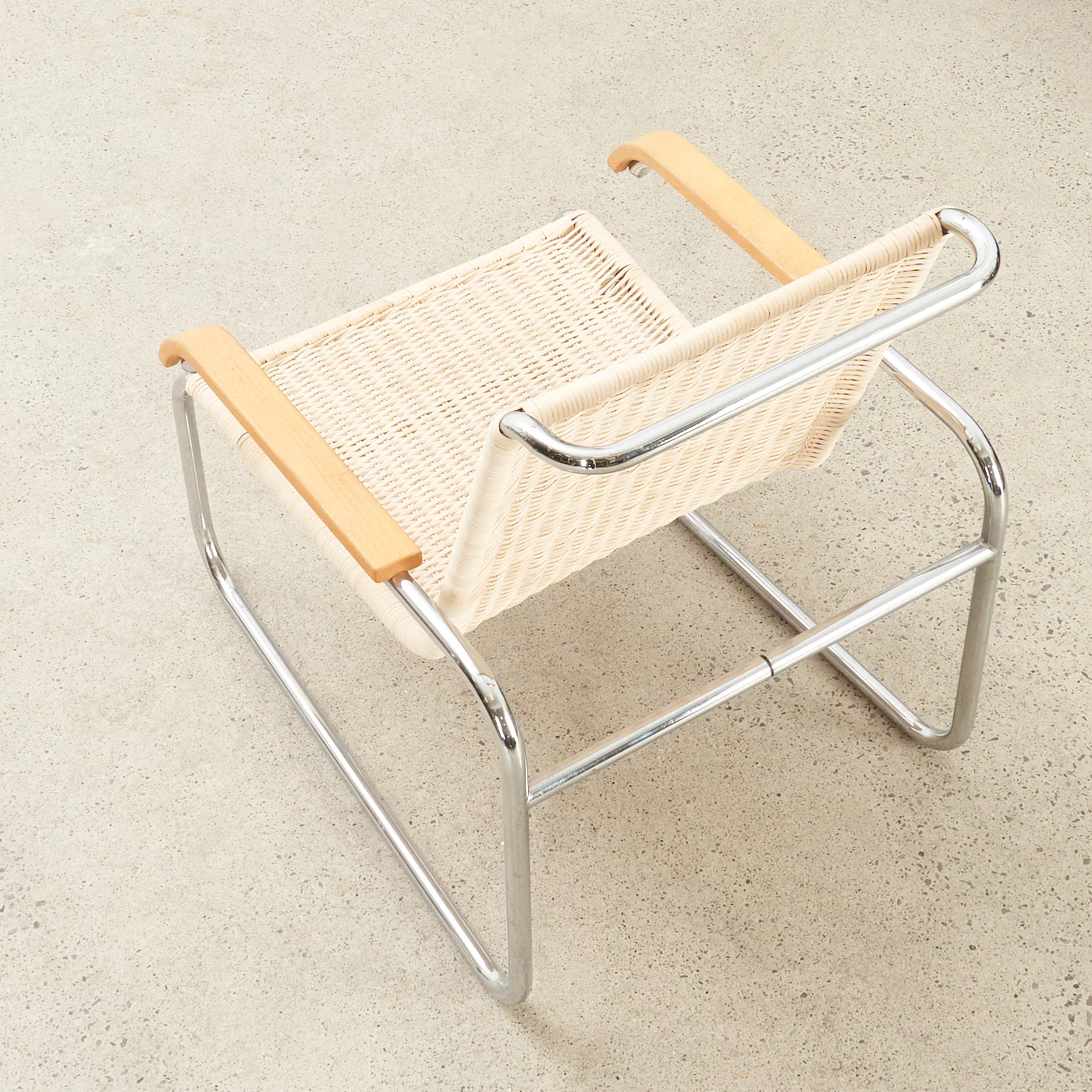 Chrome & Caned 'B35' Arm Chair by Marcel Breuer - Image 11