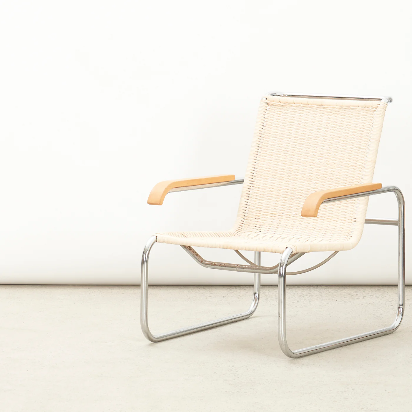 Chrome & Caned 'B35' Arm Chair by Marcel Breuer - Image 12