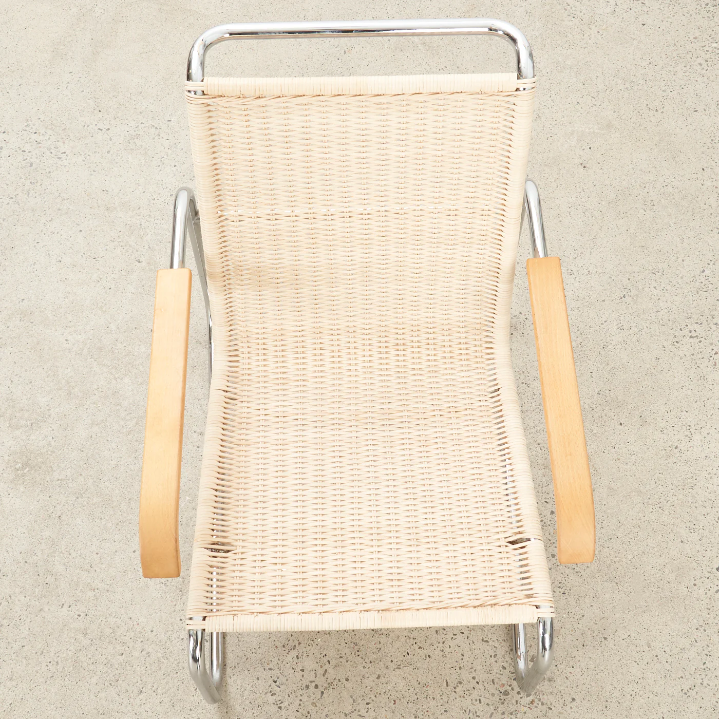 Chrome & Caned 'B35' Arm Chair by Marcel Breuer - Image 7