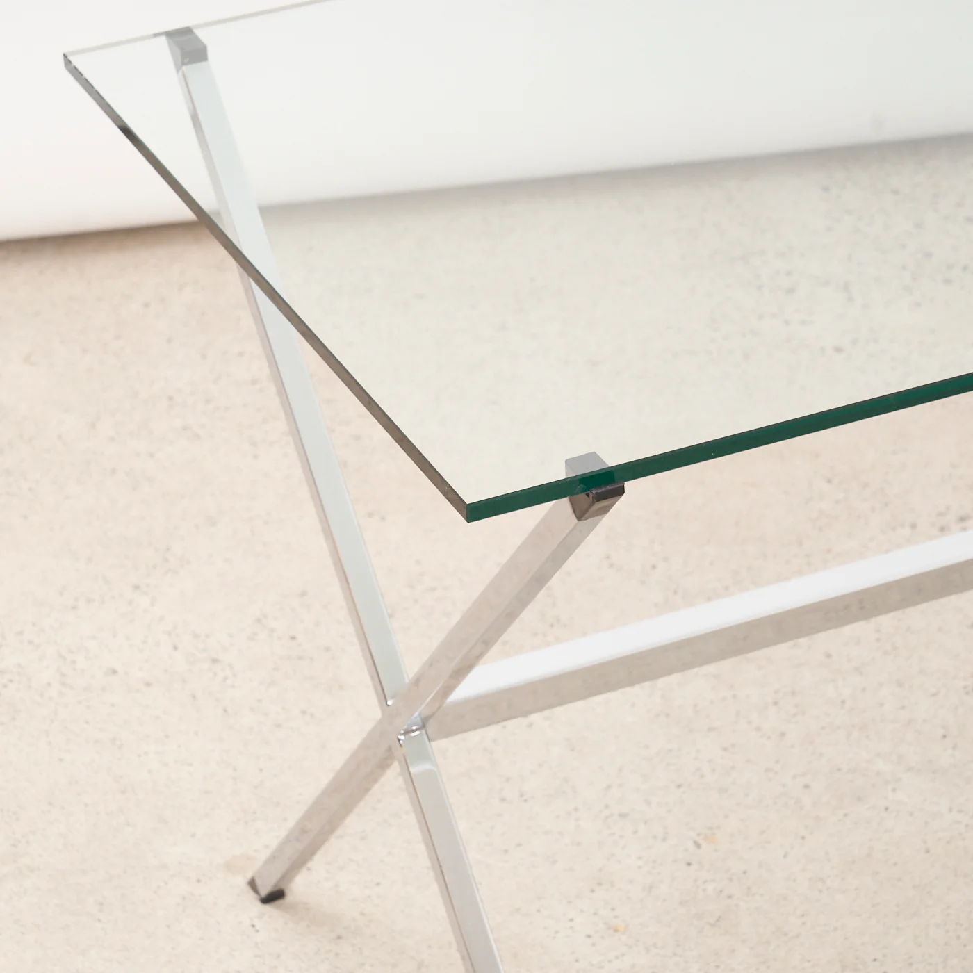 Chrome & Glass Desk by Franco Albini for Knoll - Image 11
