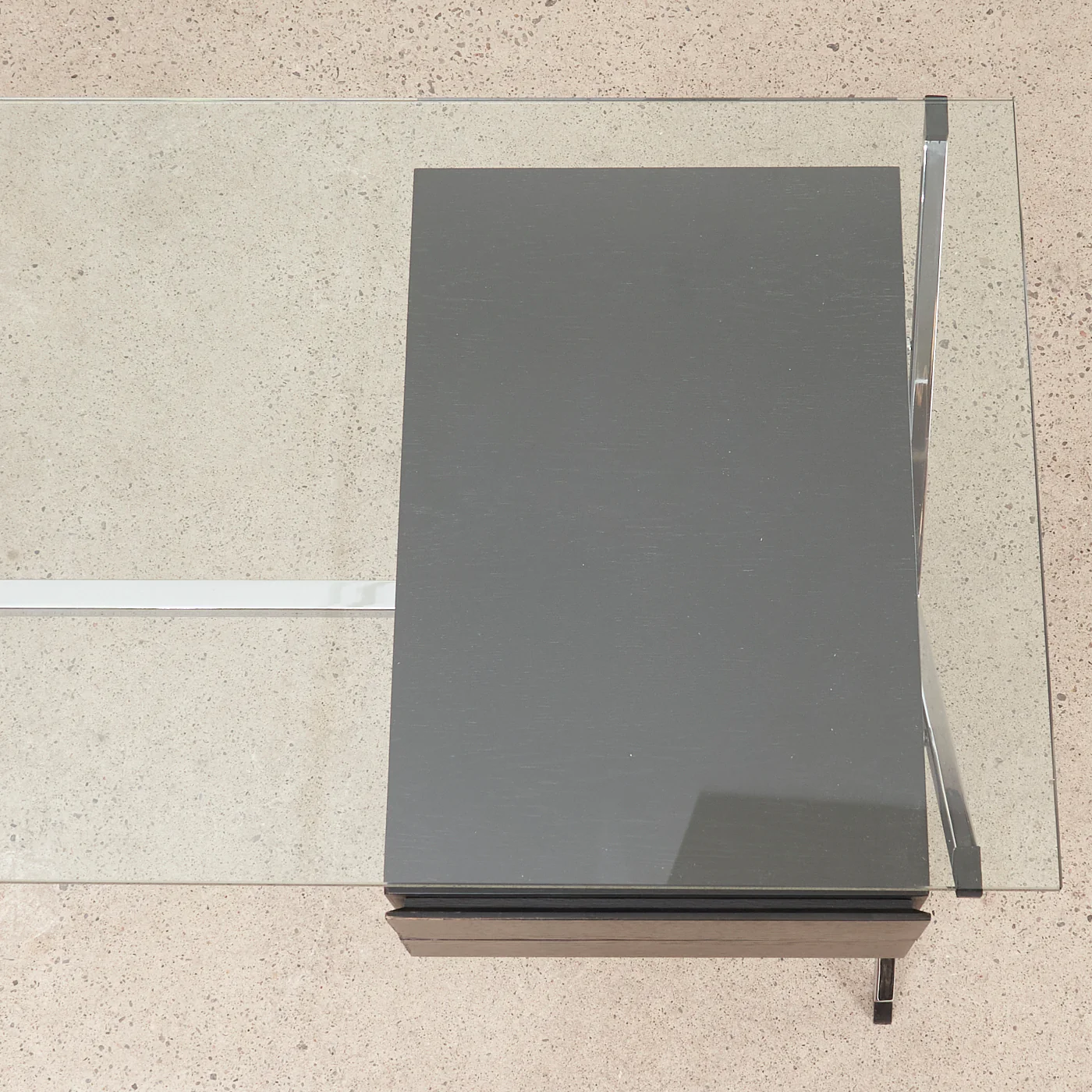 Chrome & Glass Desk by Franco Albini for Knoll - Image 5
