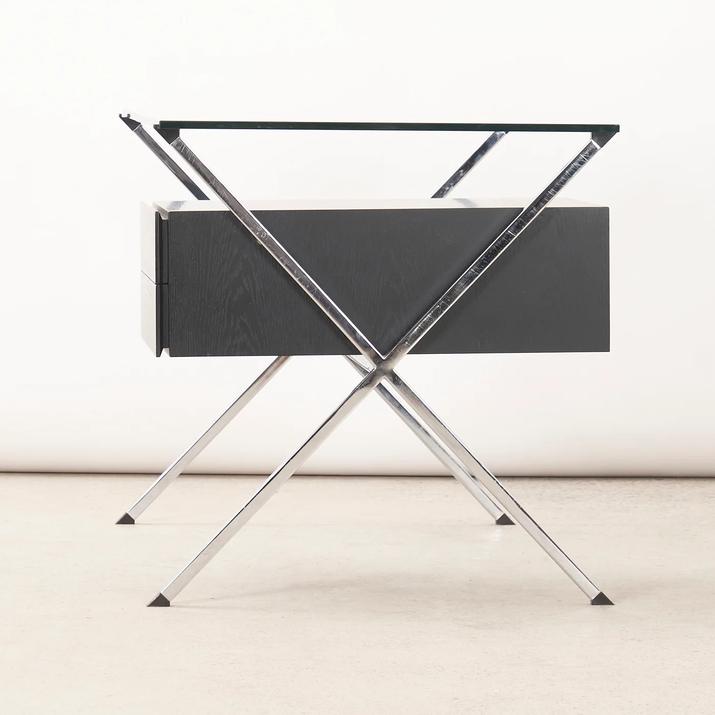 Chrome & Glass Desk by Franco Albini for Knoll - Image 6