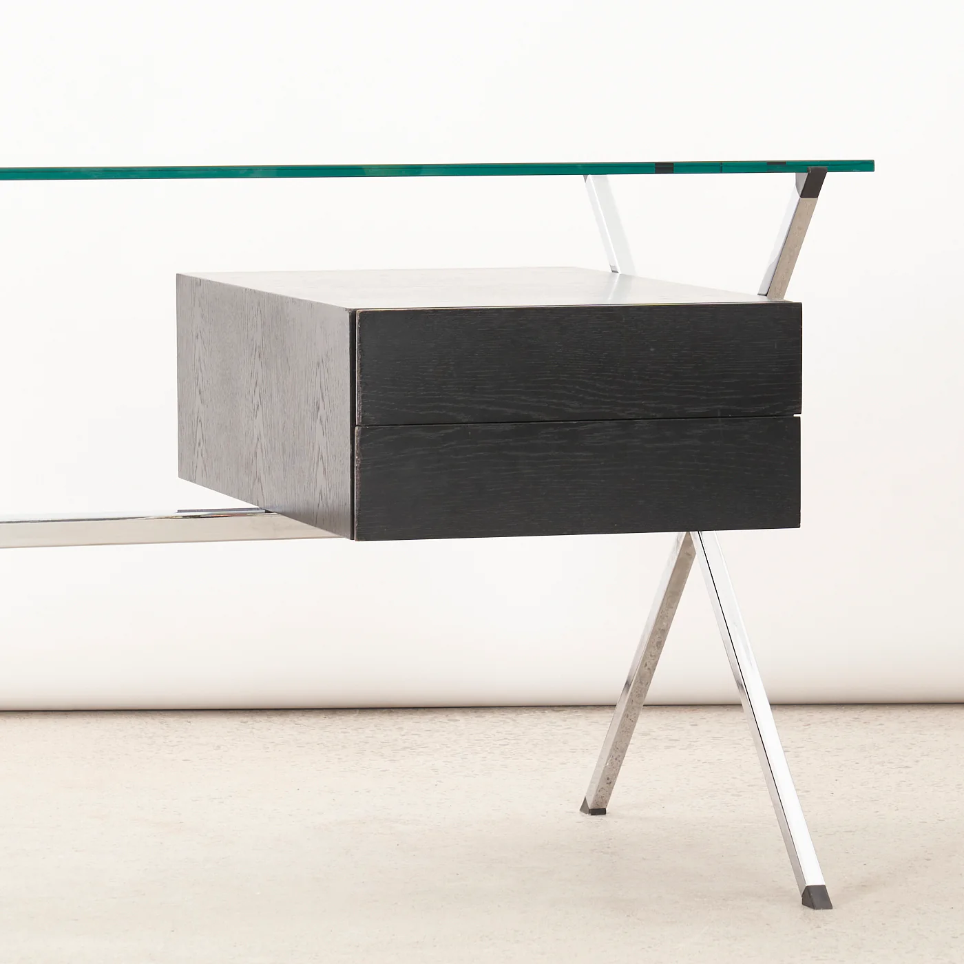 Chrome & Glass Desk by Franco Albini for Knoll - Image 7