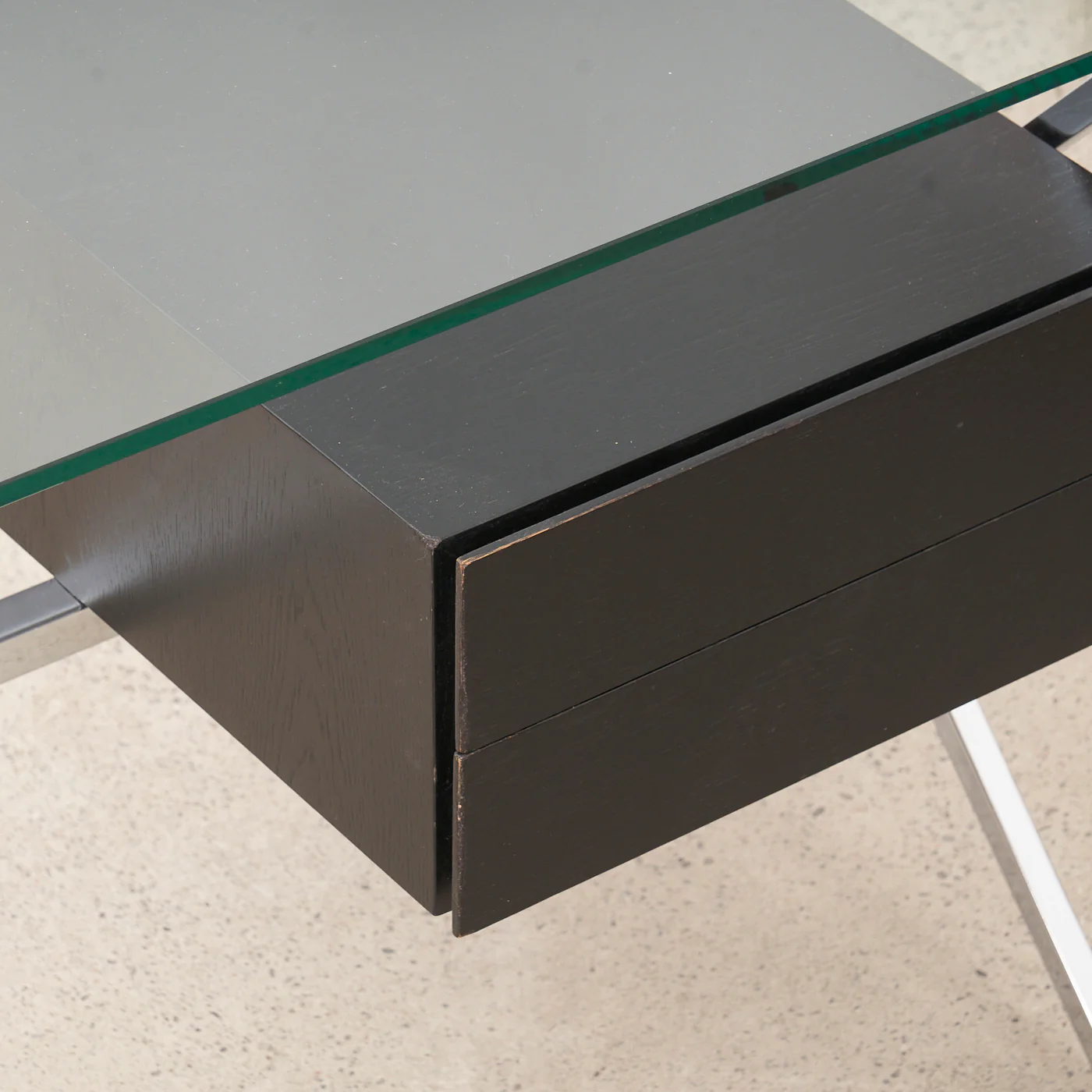 Chrome & Glass Desk by Franco Albini for Knoll - Image 8