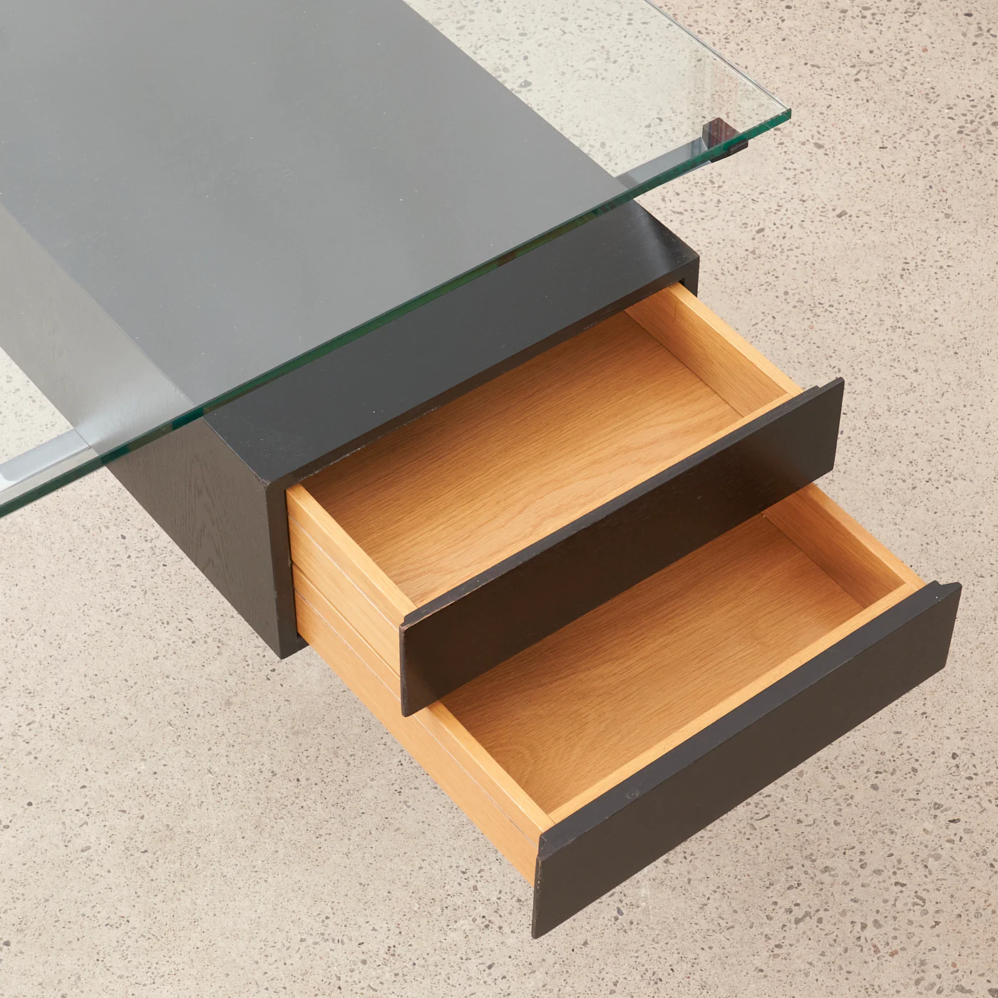 Chrome & Glass Desk by Franco Albini for Knoll - Image 9