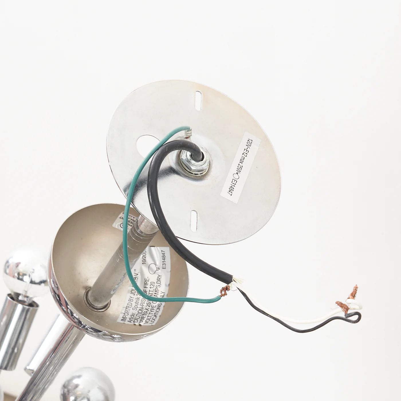 Chrome Sputnik Ceiling Light by Paul de Haan for Jolina Lighting - Image 8