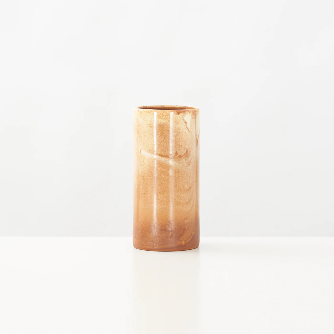 Cylindrical Ceramic Vase by Haegar, USA