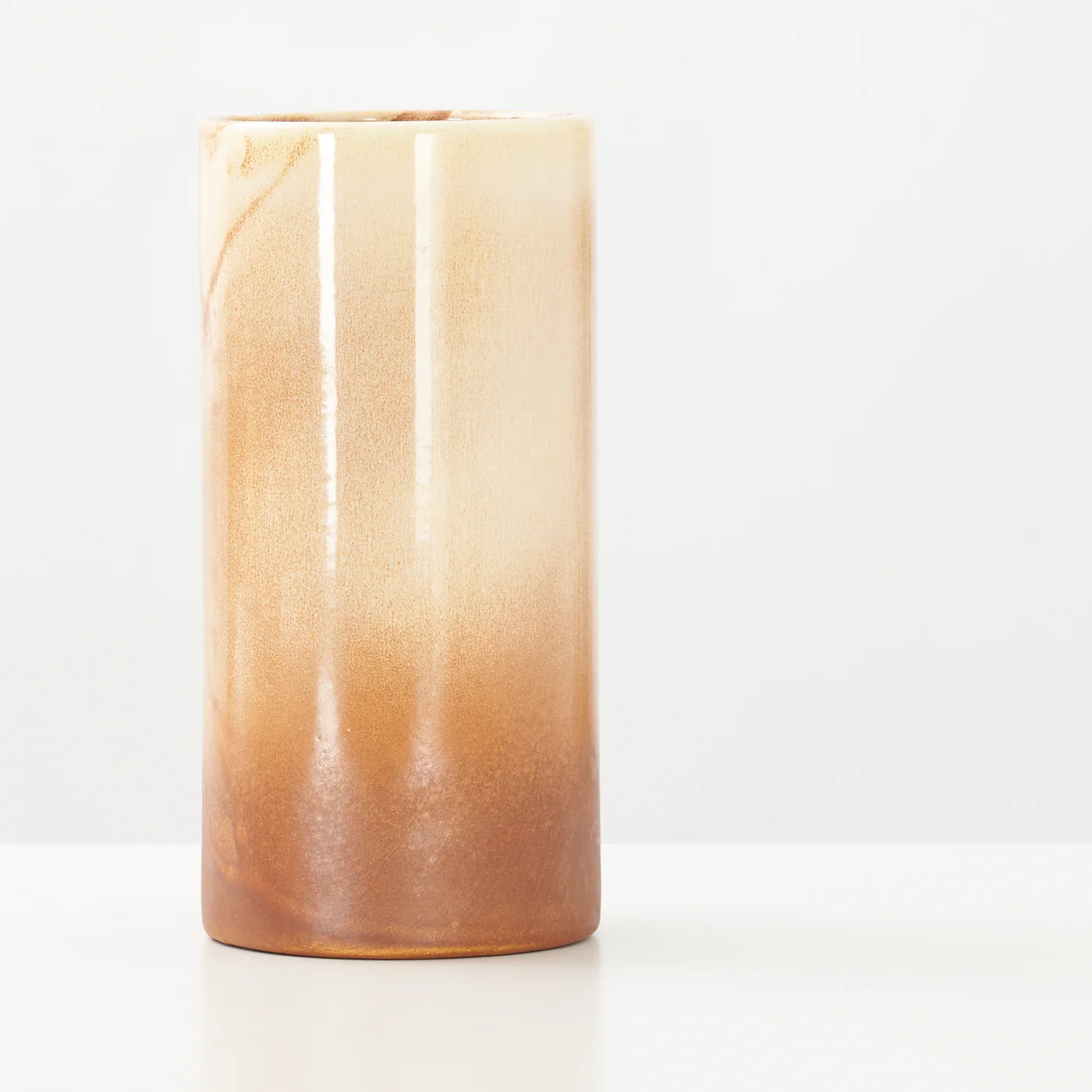 Cylindrical Ceramic Vase by Haegar, USA - Image 5