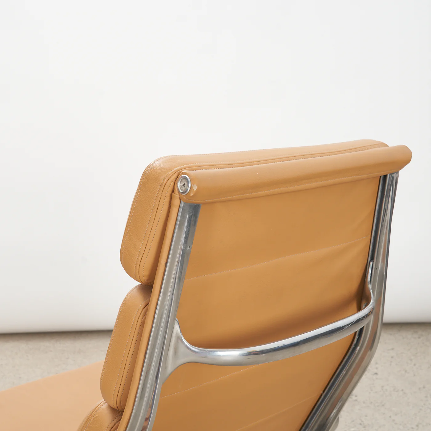 Eames Soft Pad Leather Lounge Chair w/ Tilt for Herman Miller - Image 6