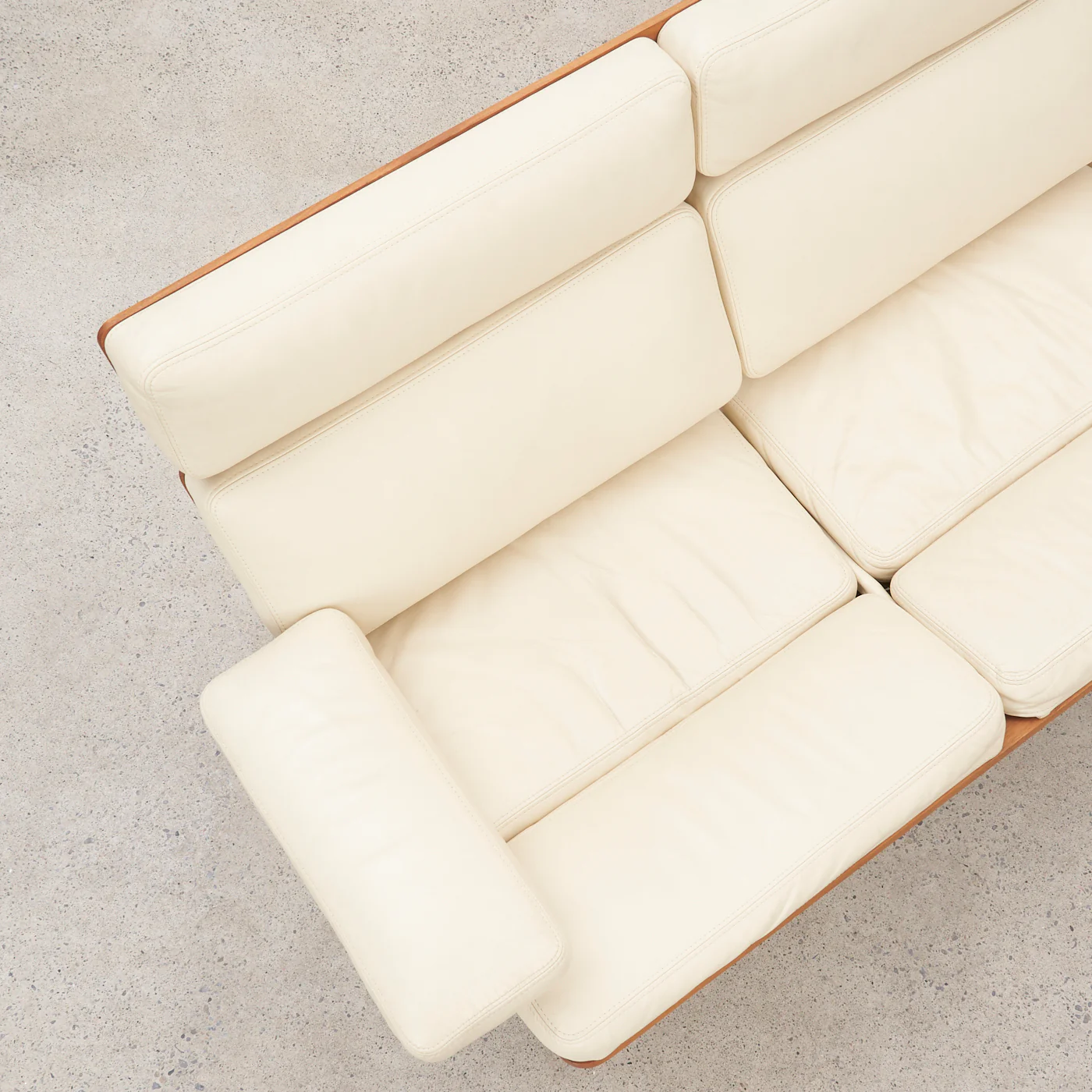 Eames Soft Pad Sofa in Leather & Walnut for Herman Miller - Image 6
