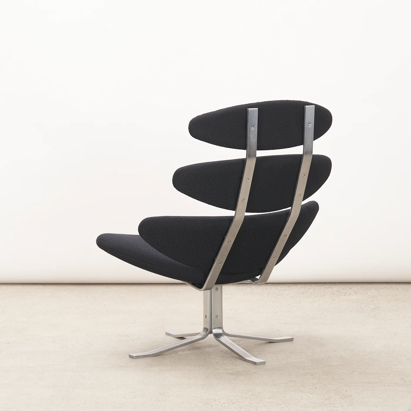 'EJ 5' aka 'Corona' Lounge Chair & Ottoman by Poul Volther for Erik Jørgensen, Denmark - Image 3