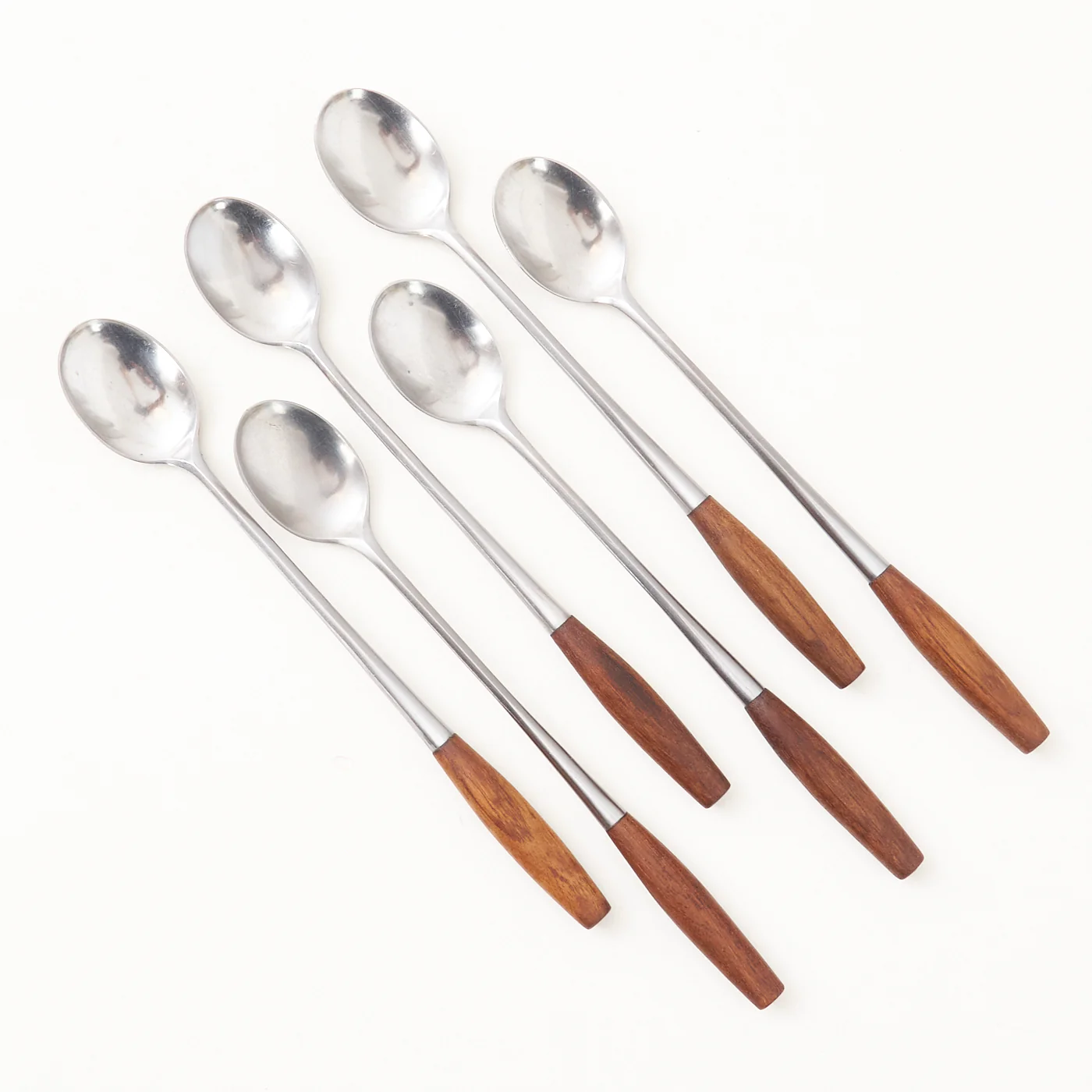 'Fjord' Teak & Stainless Steel Flatware Set by Jens Quistgaard for Dansk, Denmark - Image 4
