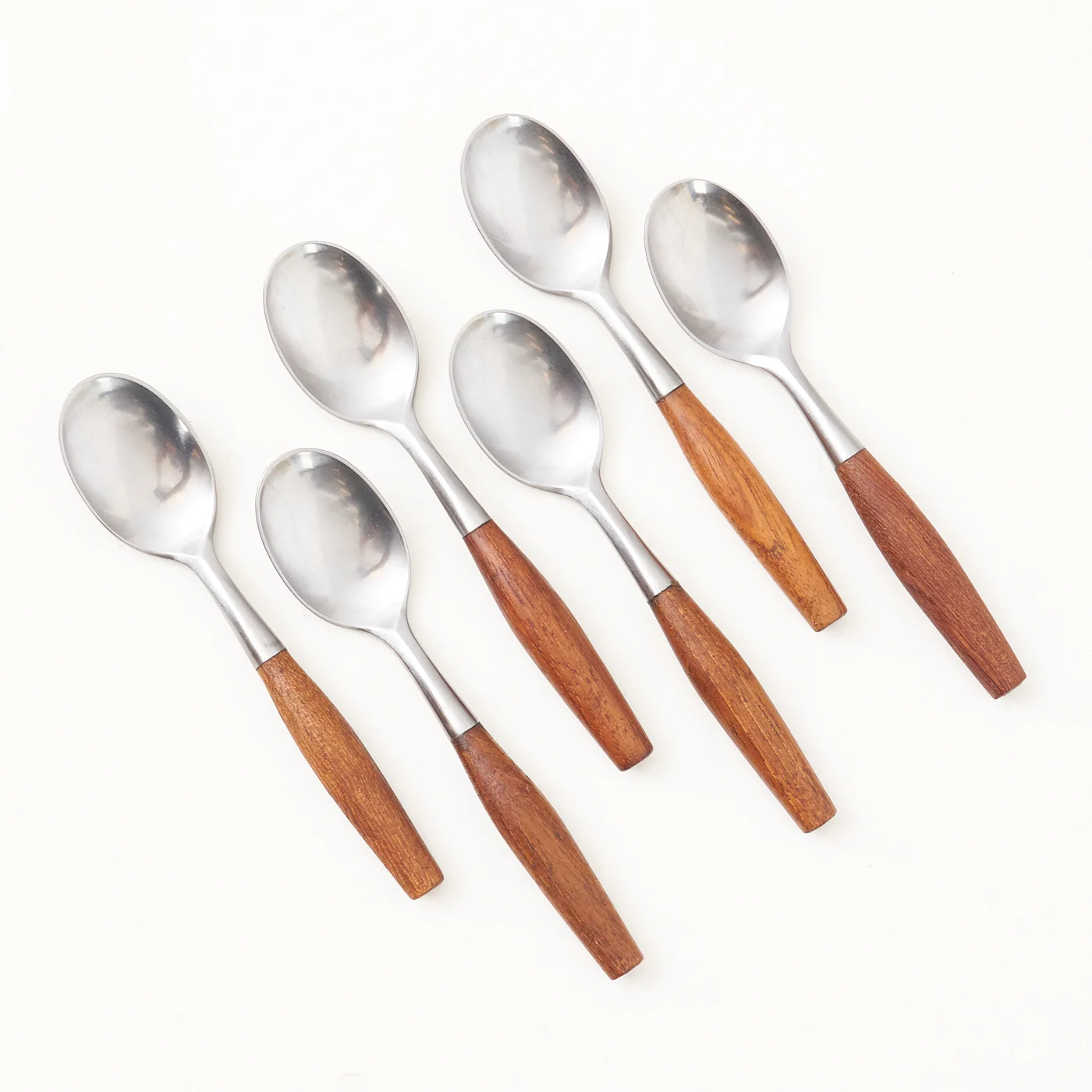 'Fjord' Teak & Stainless Steel Flatware Set by Jens Quistgaard for Dansk, Denmark - Image 6