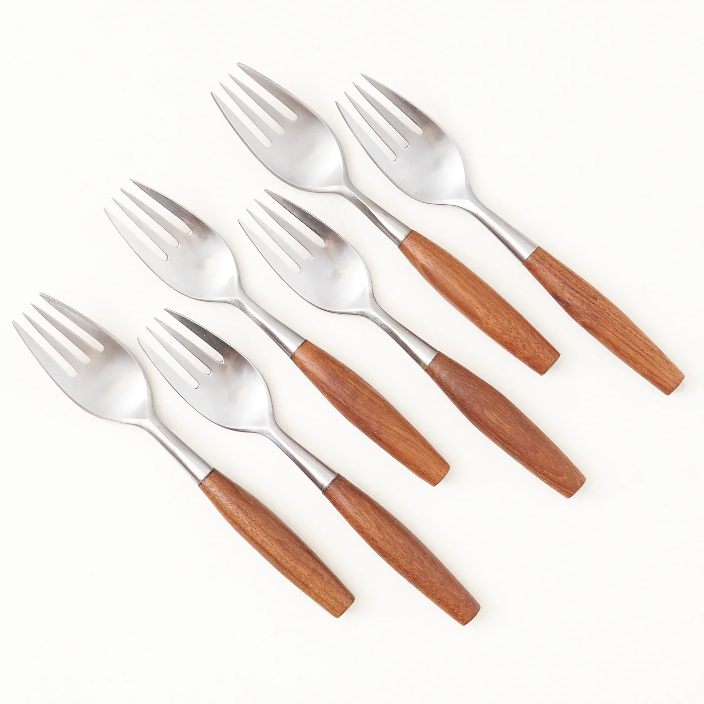 'Fjord' Teak & Stainless Steel Flatware Set by Jens Quistgaard for Dansk, Denmark - Image 7