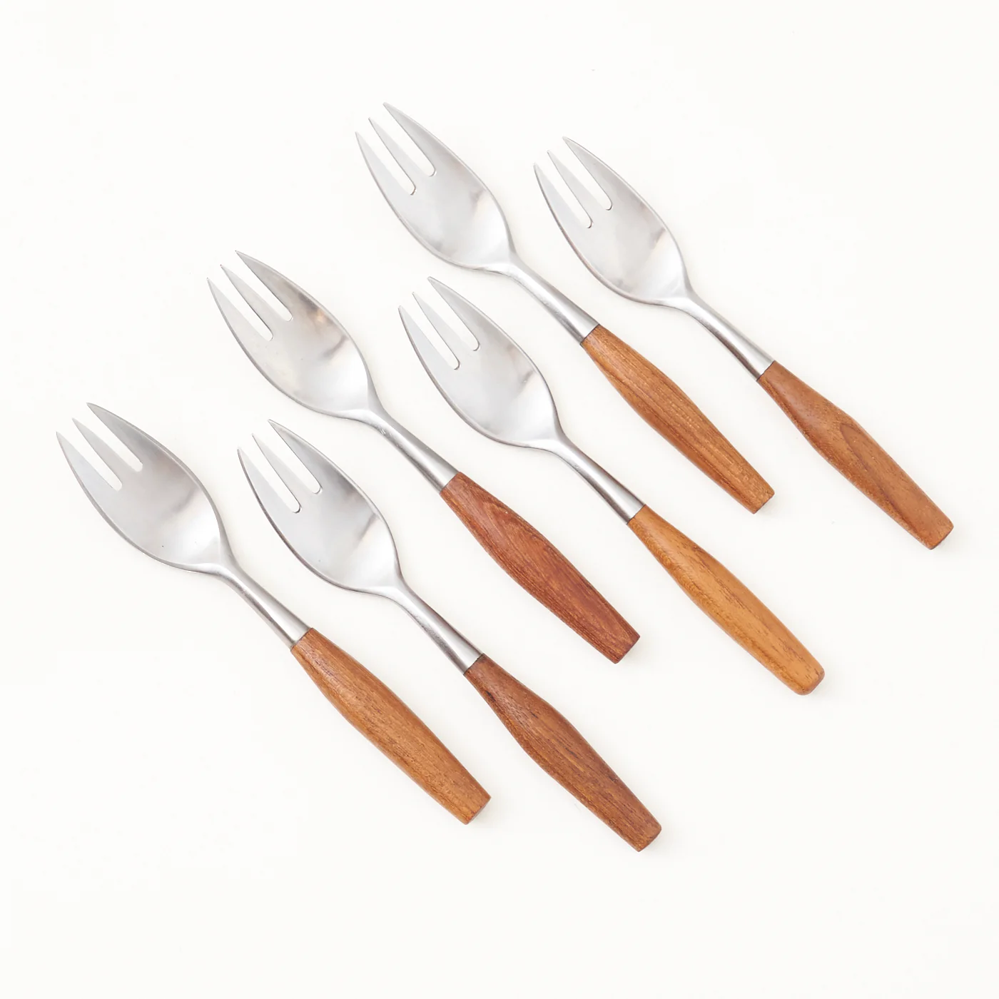 'Fjord' Teak & Stainless Steel Flatware Set by Jens Quistgaard for Dansk, Denmark - Image 8