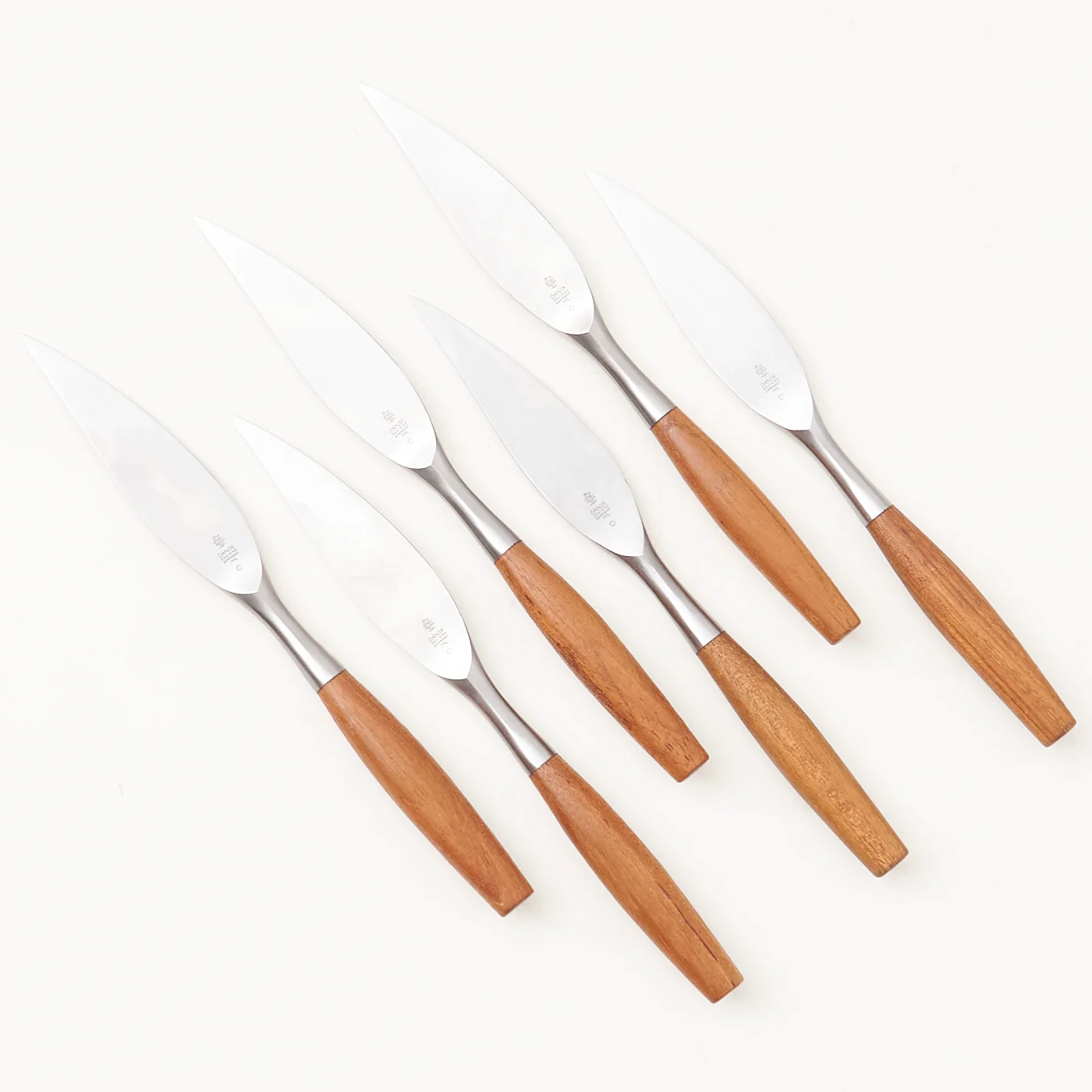 'Fjord' Teak & Stainless Steel Flatware Set by Jens Quistgaard for Dansk, Denmark - Image 9