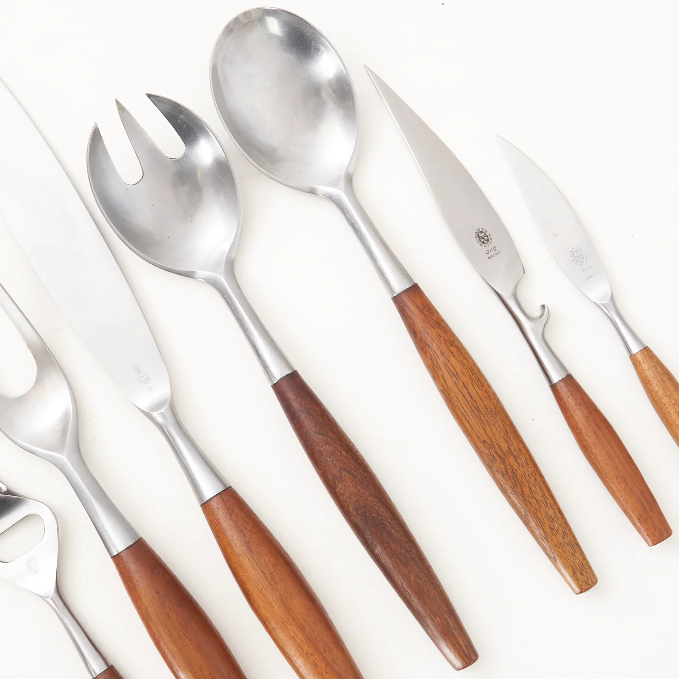 ‘Fjord’ Teak & Stainless Steel Serving Set by Jens Quistgaard for Dansk, Denmark - Image 4