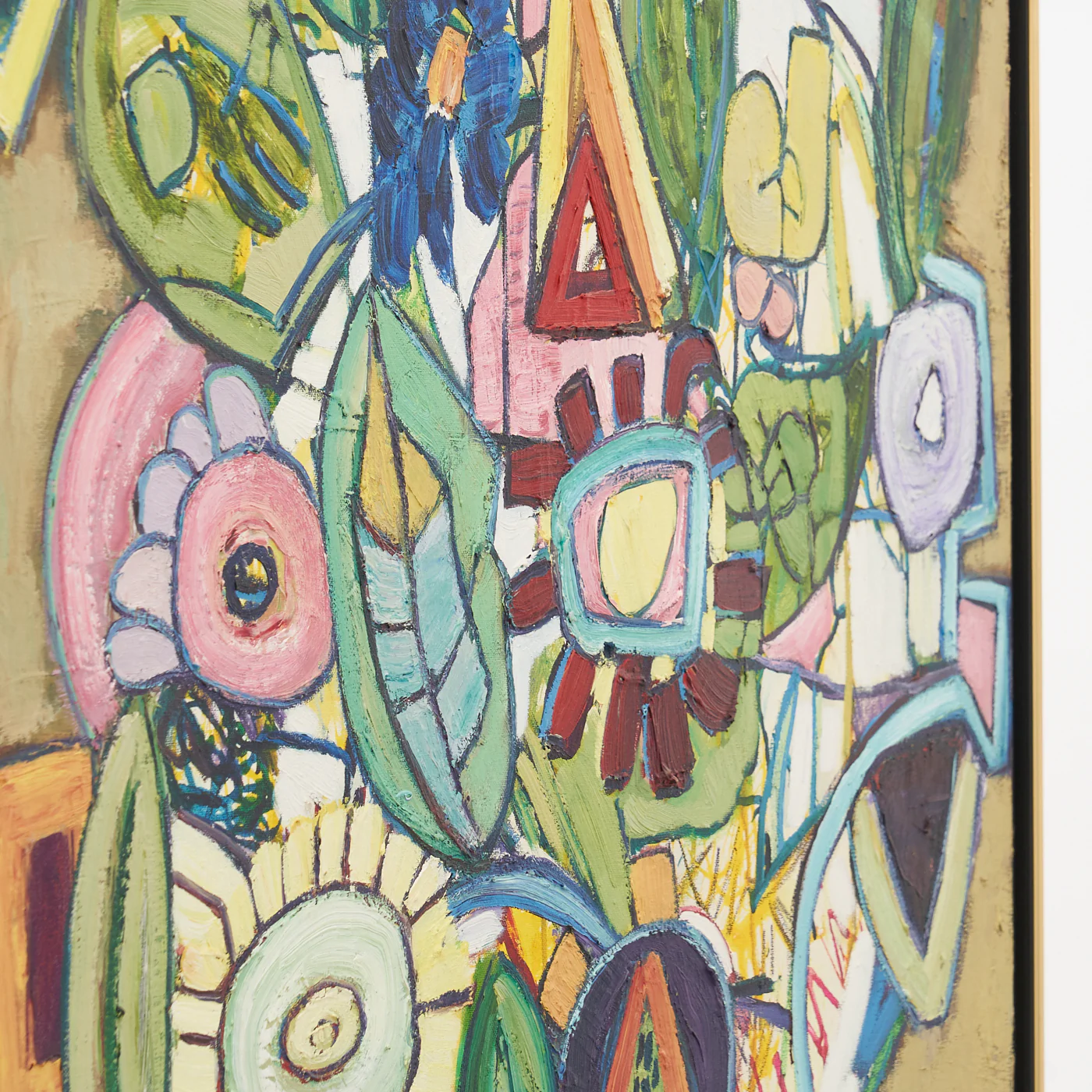 'Fleurs de Joie' Oil On Canvas Painting By Monique Harvey - Image 7