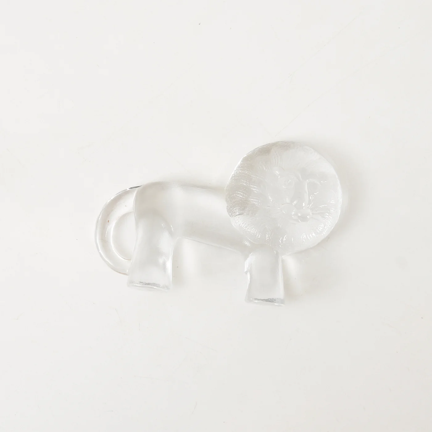 Glass Lion Paperweight by Bertil Vallien for Kosta Boda - Image 3