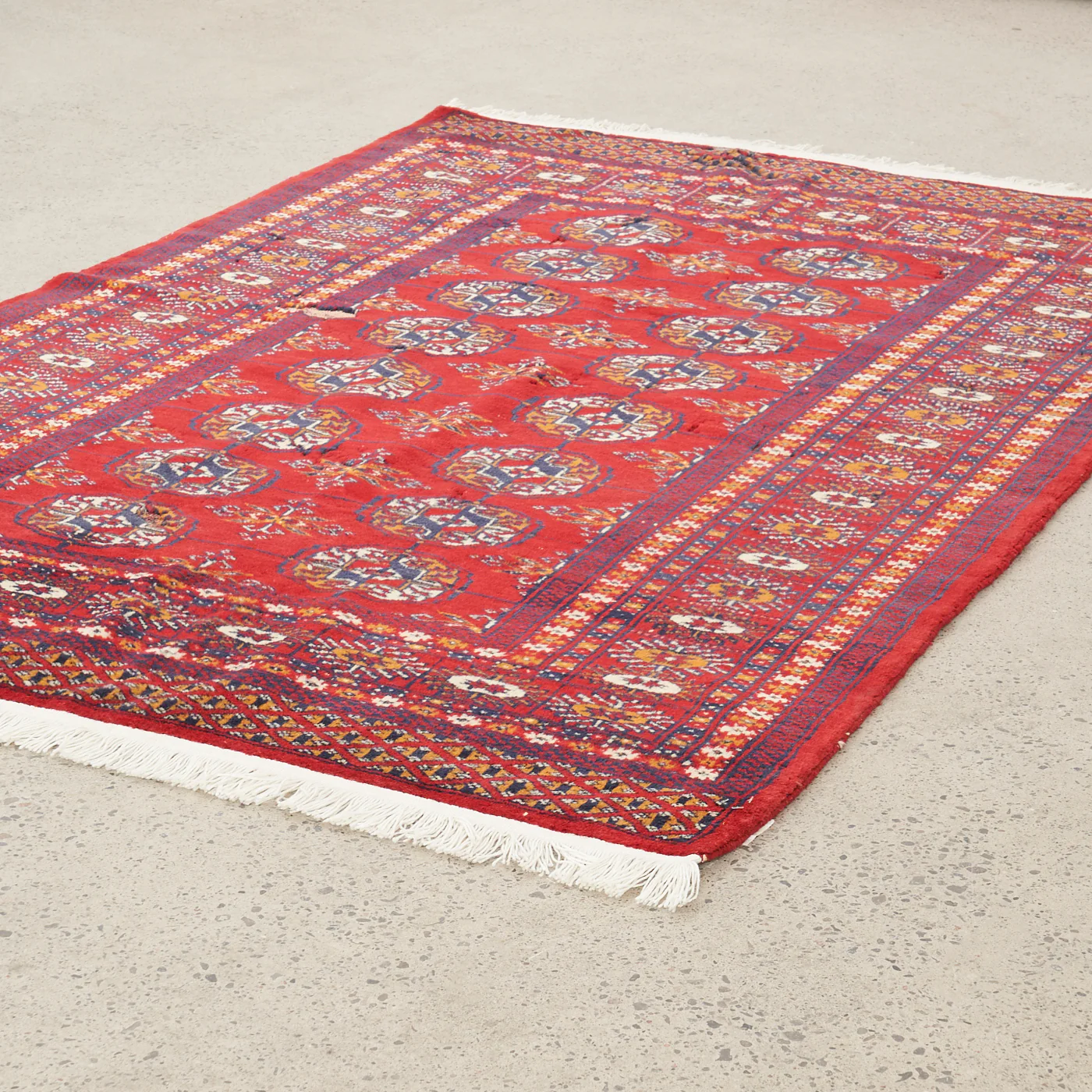Vintage Hand-Knotted Persian Rug - Image 3