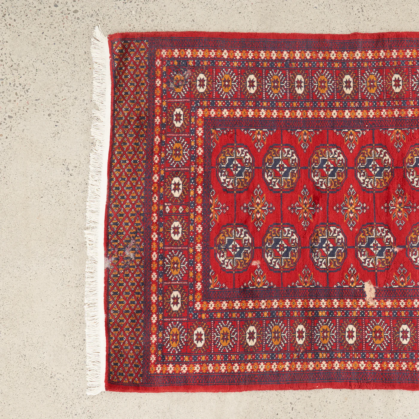 Vintage Hand-Knotted Persian Rug - Image 4