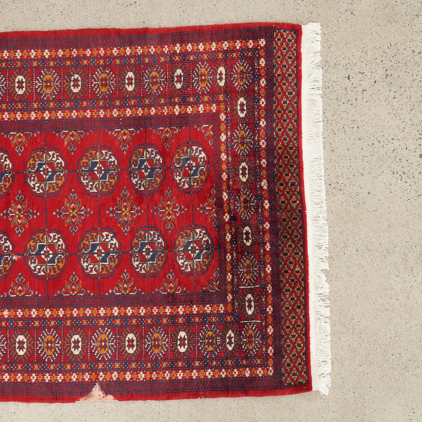 Vintage Hand-Knotted Persian Rug - Image 5