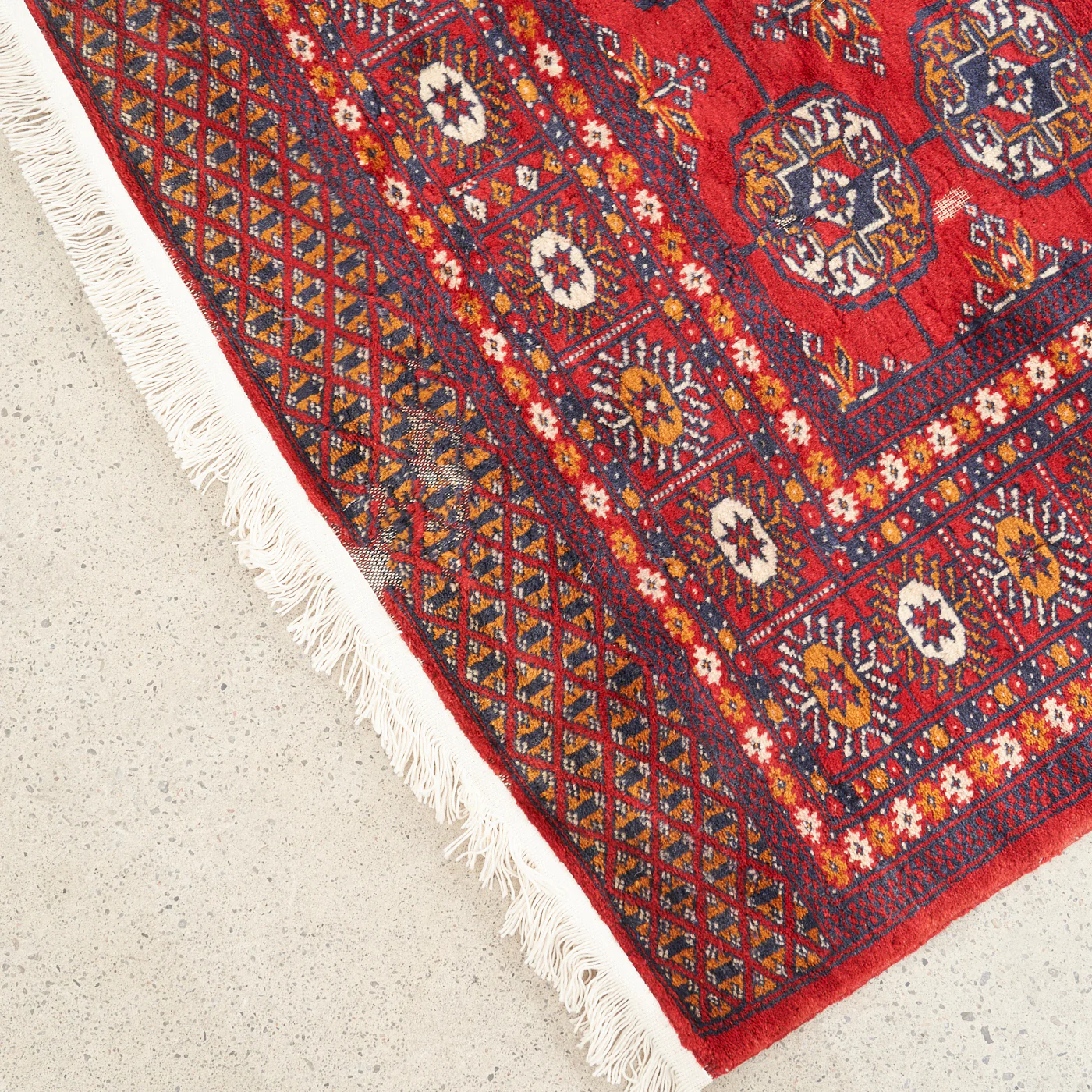 Vintage Hand-Knotted Persian Rug - Image 8