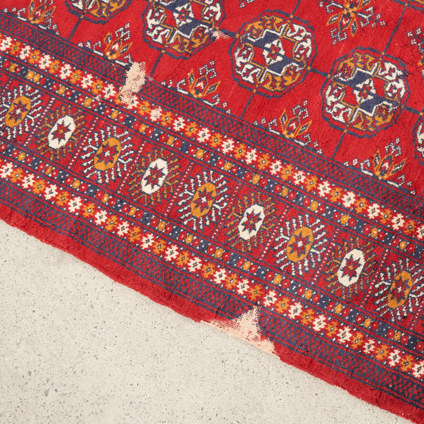 Vintage Hand-Knotted Persian Rug - Image 9