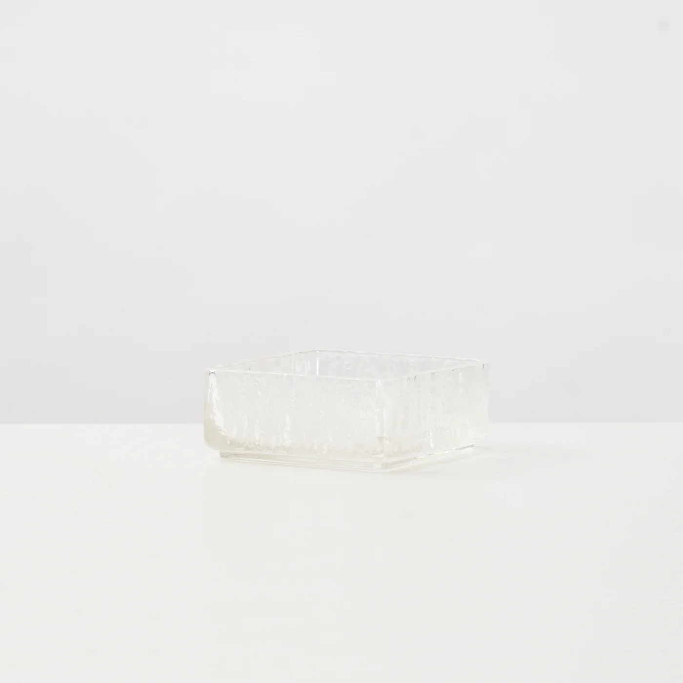 Hoya Iceberg Glass Bowl Square, Japan