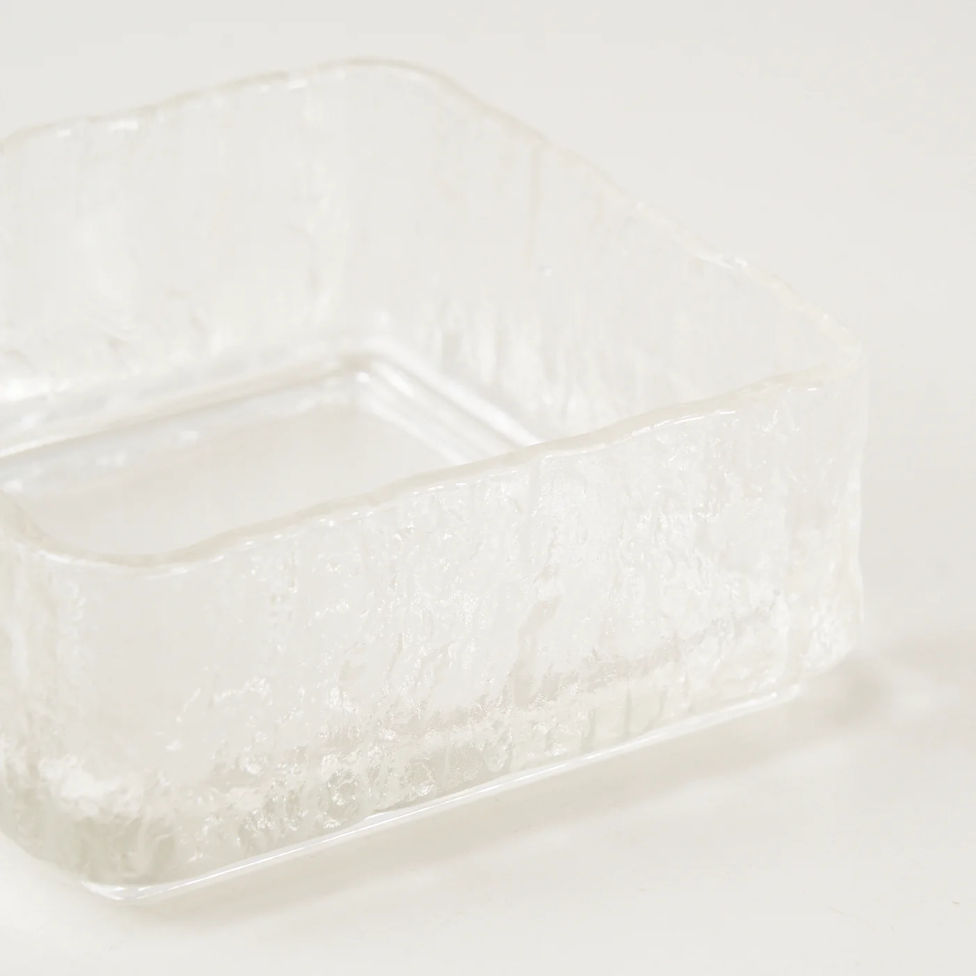 Hoya Iceberg Glass Bowl Square, Japan - Image 3