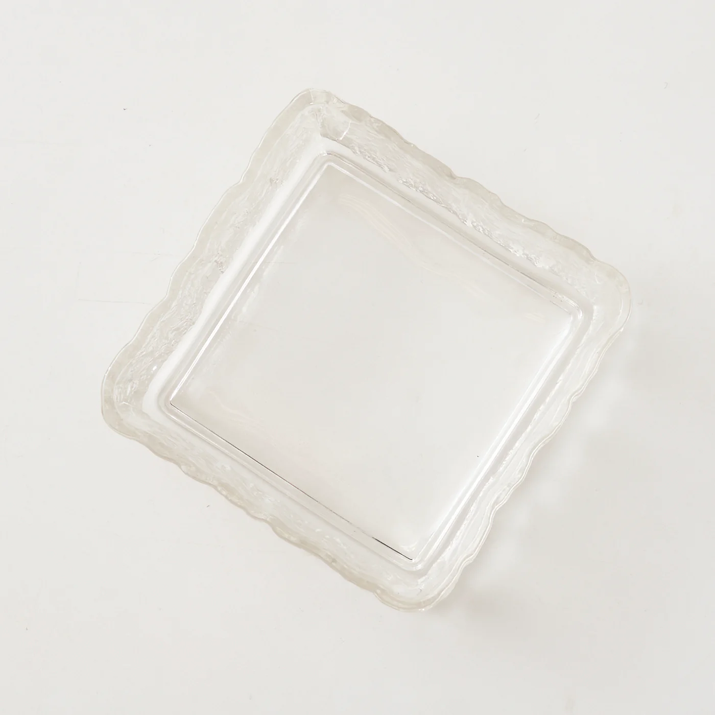 Hoya Iceberg Glass Bowl Square, Japan - Image 4