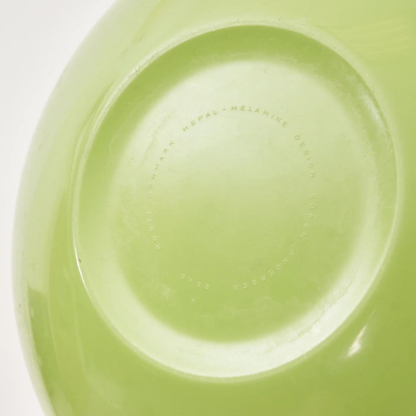 Large Green Plastic Bowl by Rosti, Denmark - Image 4