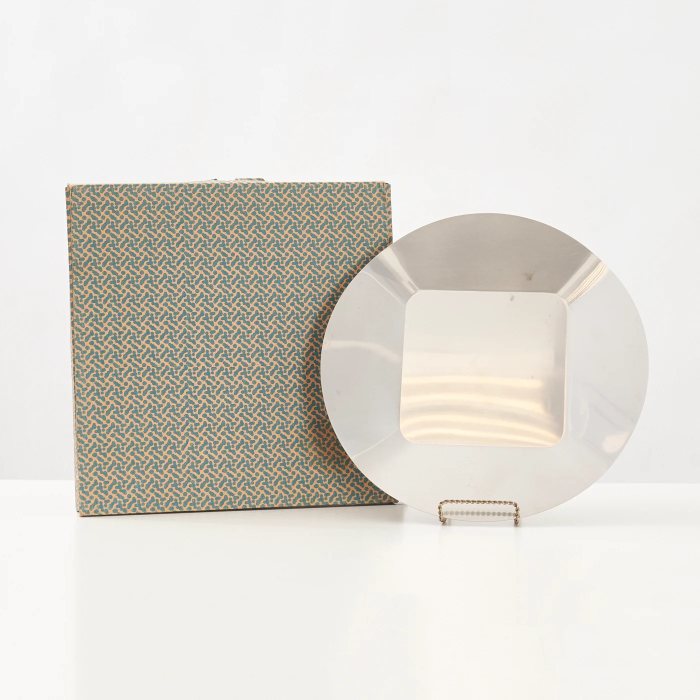 Large Stainless Steel Dish by Pino Tovaglia for Alessi, Italy