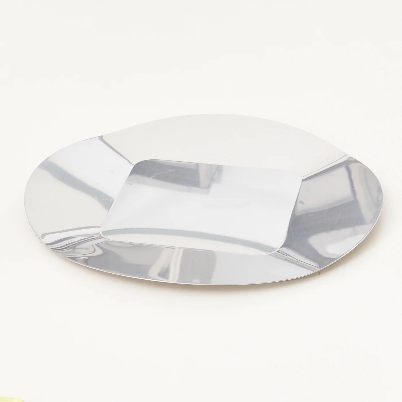 Large Stainless Steel Dish by Pino Tovaglia for Alessi, Italy - Image 2