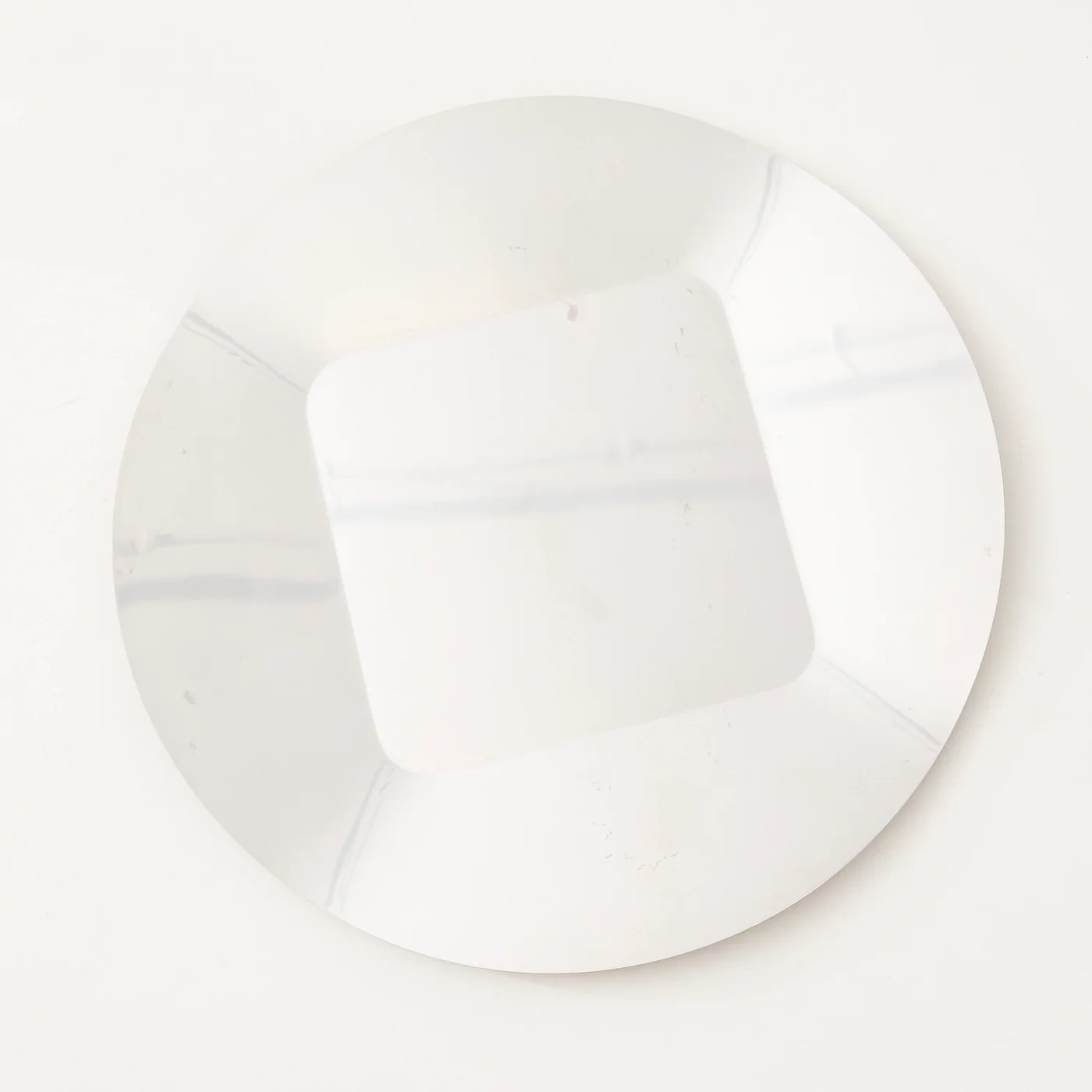Large Stainless Steel Dish by Pino Tovaglia for Alessi, Italy - Image 3
