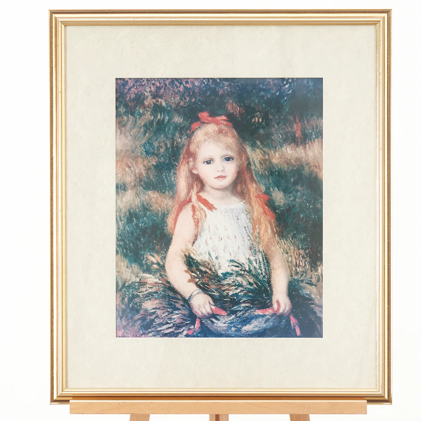 'Little Girl With a Sheaf of Corn' Print by Pierre-Auguste Renoir