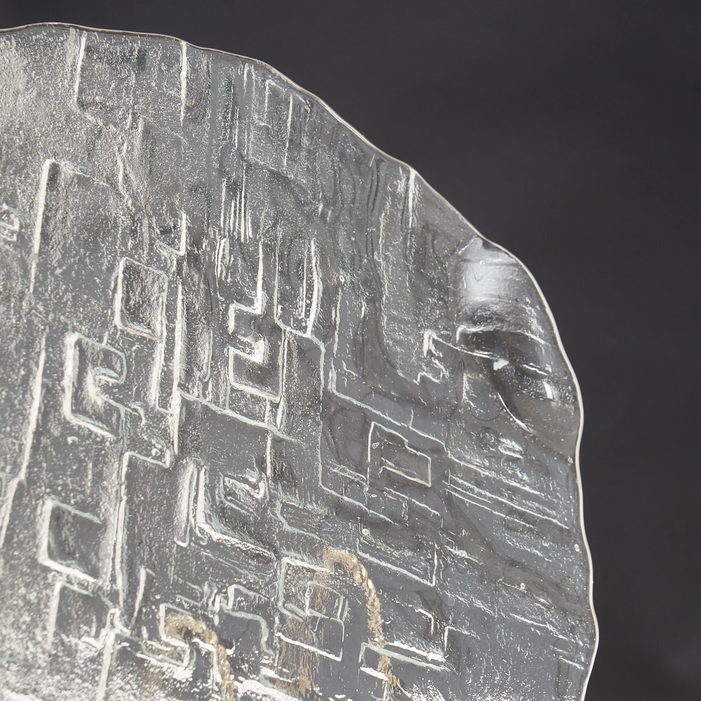 'Mesto' Glass Platter by Vaclav Zajic for Sklo Union, Czechia - Image 5