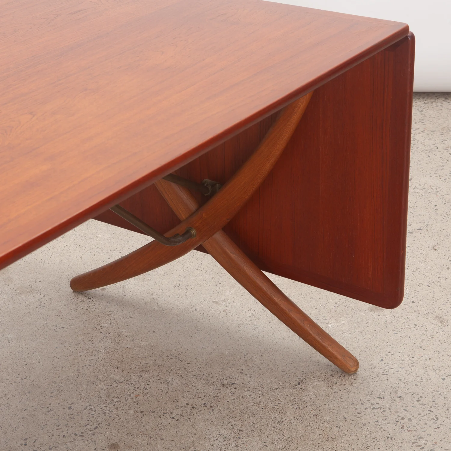 'Model AT304' Teak & Oak Drop-Leaf Dining Table by Hans Wegner for Andreas Tuck, Denmark - Image 6