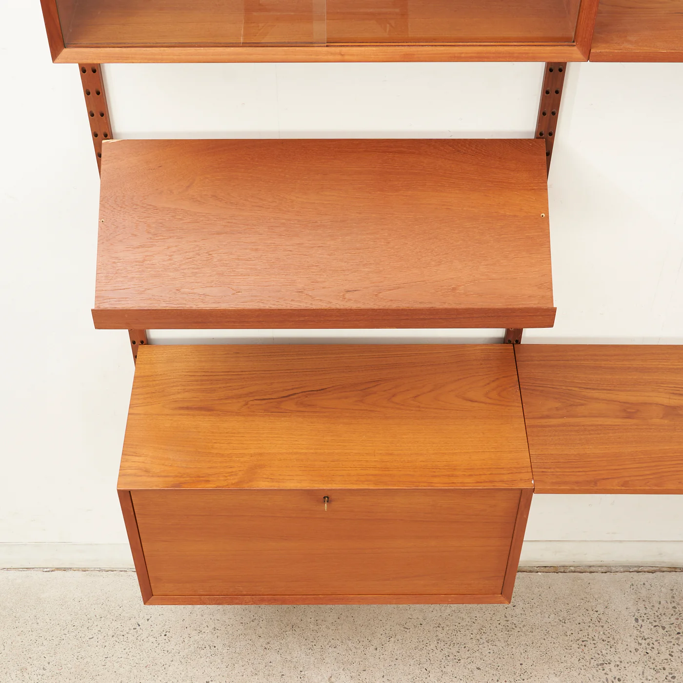 Modular Teak Wall Unit by Poul Cadovius, Denmark - Image 10