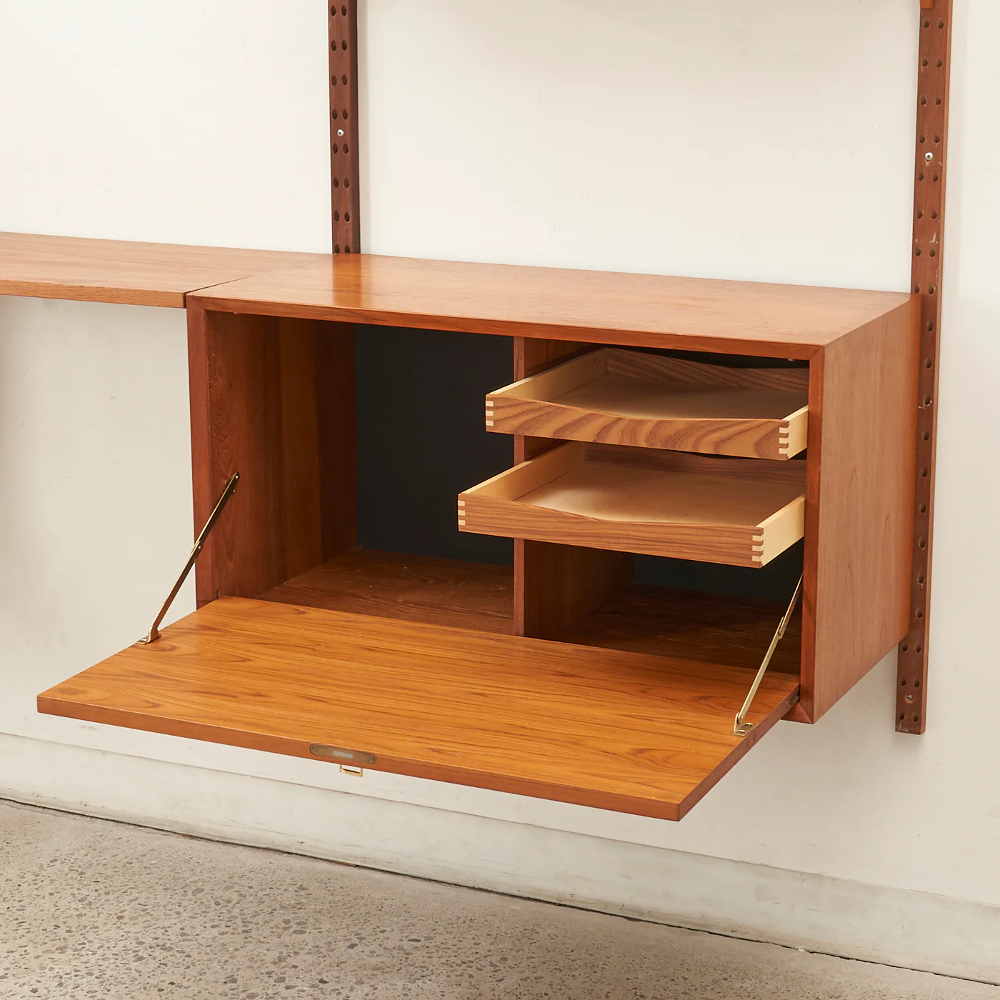 Modular Teak Wall Unit by Poul Cadovius, Denmark - Image 15