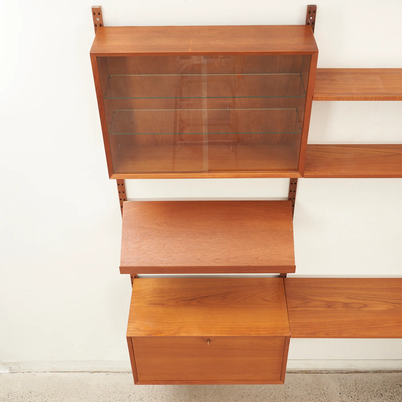 Modular Teak Wall Unit by Poul Cadovius, Denmark - Image 4