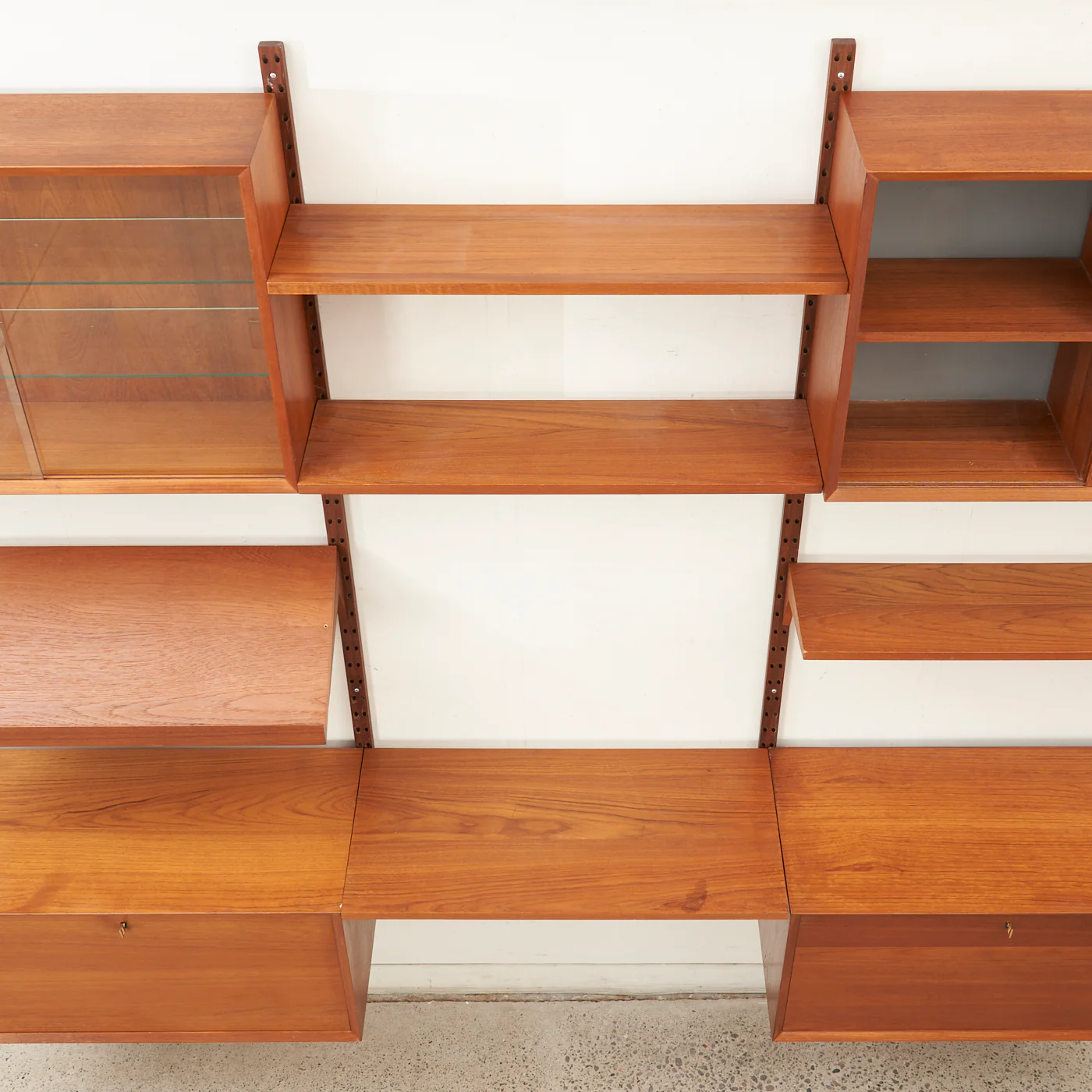 Modular Teak Wall Unit by Poul Cadovius, Denmark - Image 5
