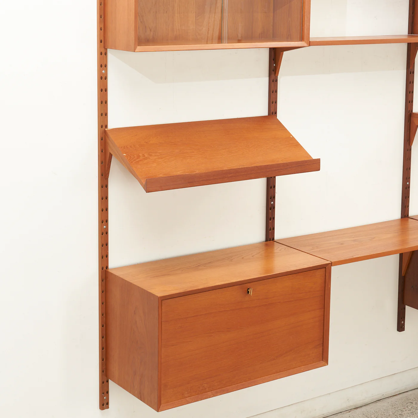 Modular Teak Wall Unit by Poul Cadovius, Denmark - Image 8