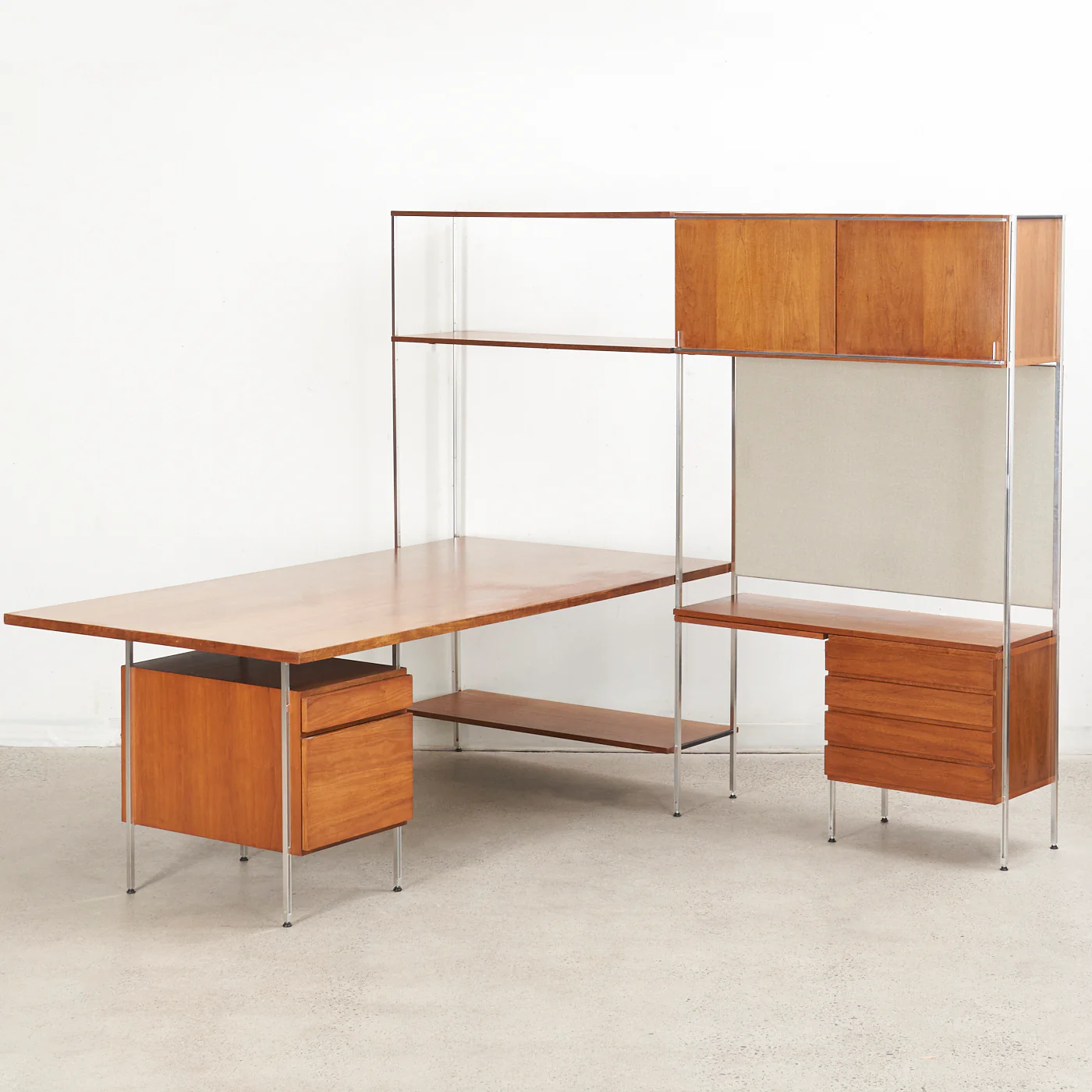 Modular Walnut Desk & Wall Unit by Hugh Acton - Image 14