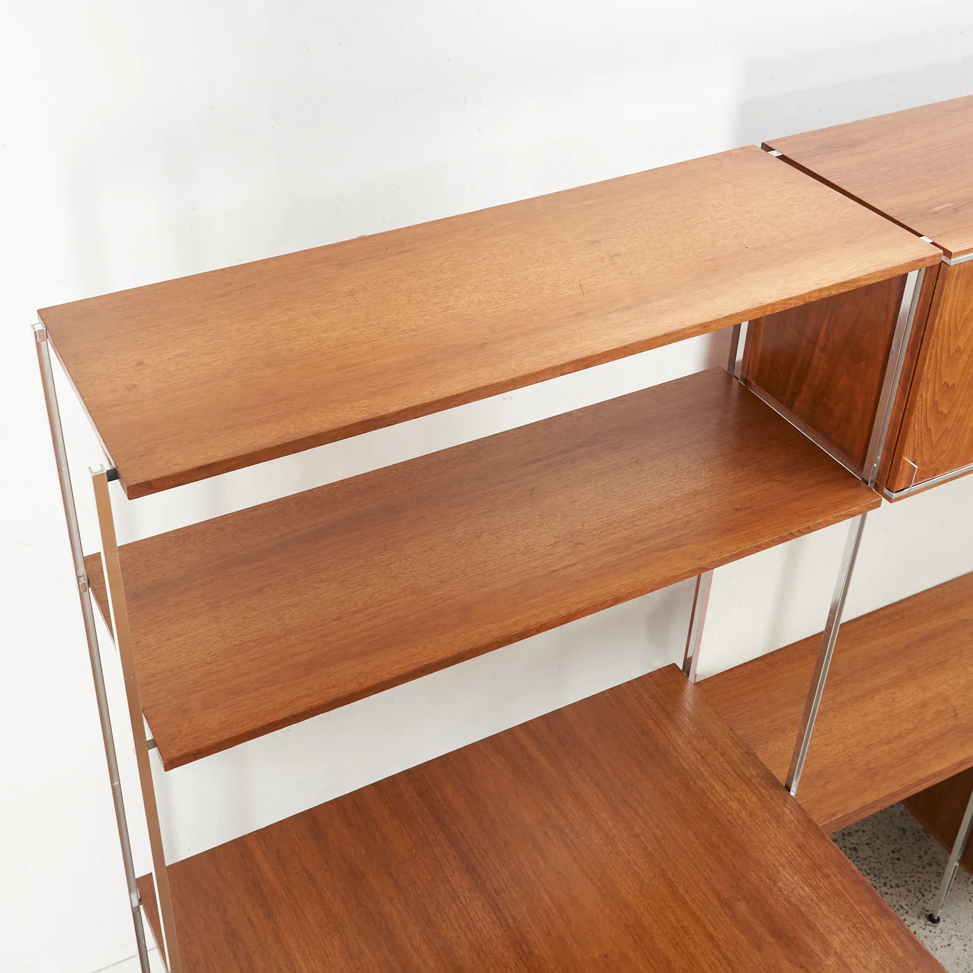 Modular Walnut Desk & Wall Unit by Hugh Acton - Image 7